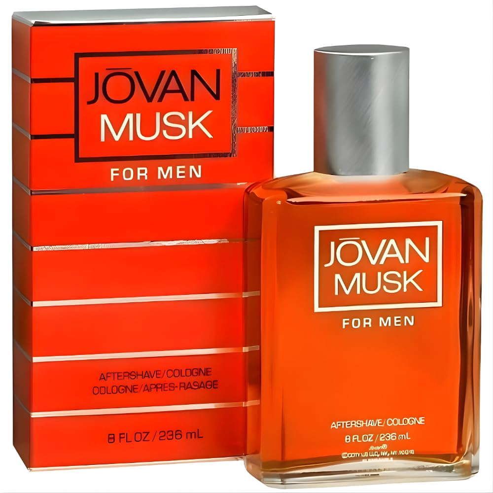 Jovan Musk for Men Aftershave Cologne – AB, 8 oz (236 ml)