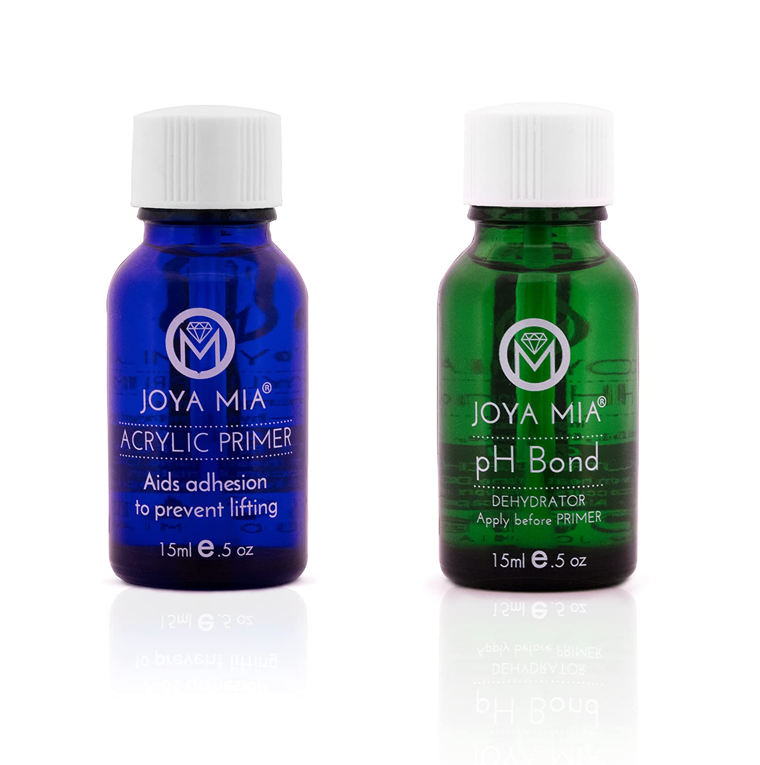 JOYA MIA pH Bond Nail Dehydrator & Primer Set — Acid-Free, Fast-Drying, Salon-Grade Prep for Gel & Acrylic