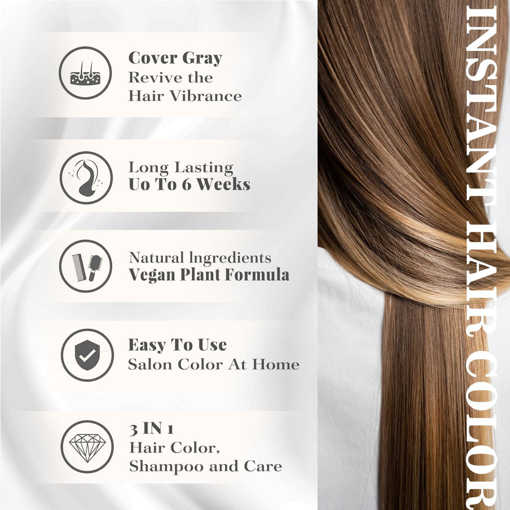 Joyful Young Hair Dye Shampoo 3-in-1 – Golden Copper Blonde, Semi-Permanent Color Depositing