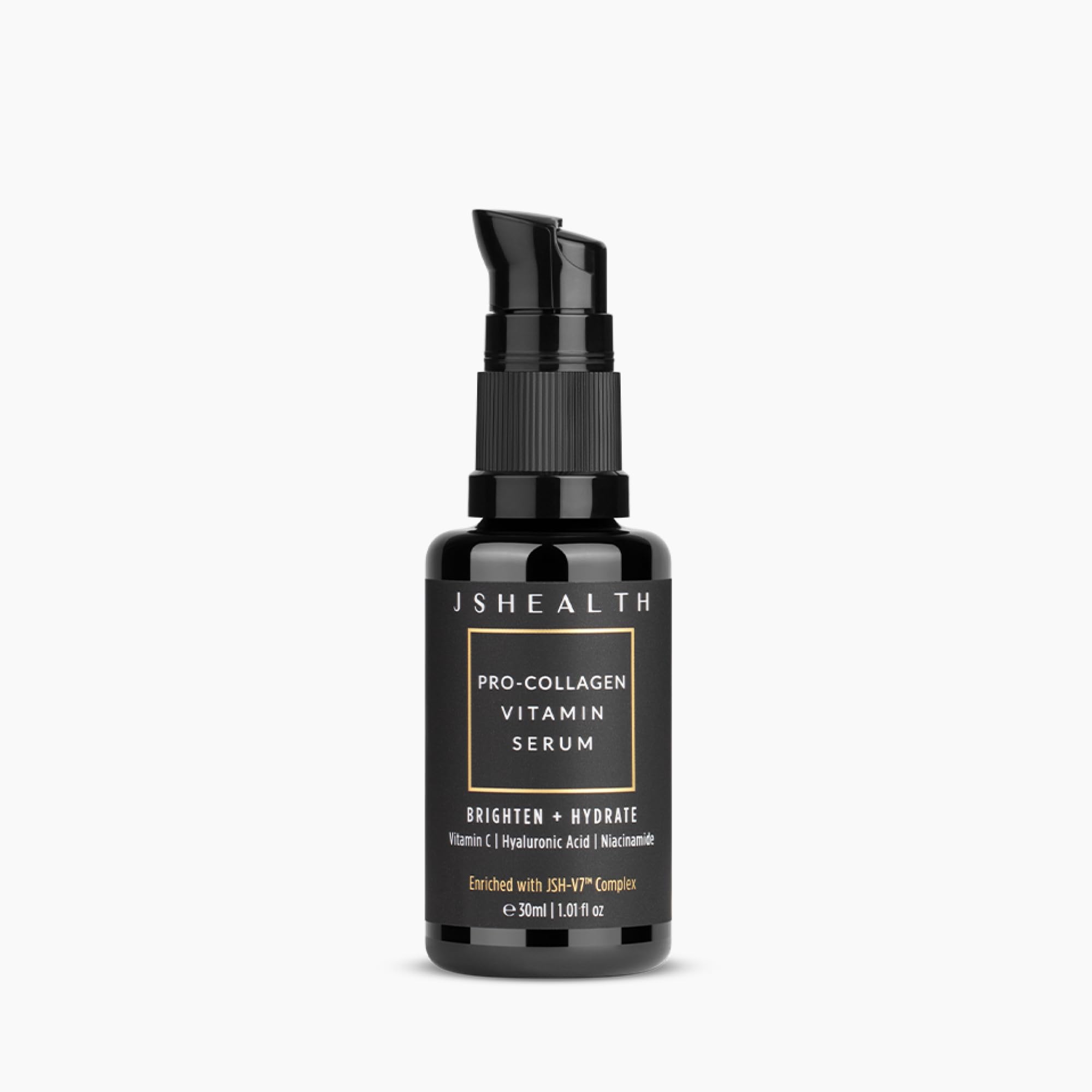 JSHealth Vitamin C Serum for Face – Brightening Hyaluronic Acid Serum with Niacinamide | Vegan Skincare