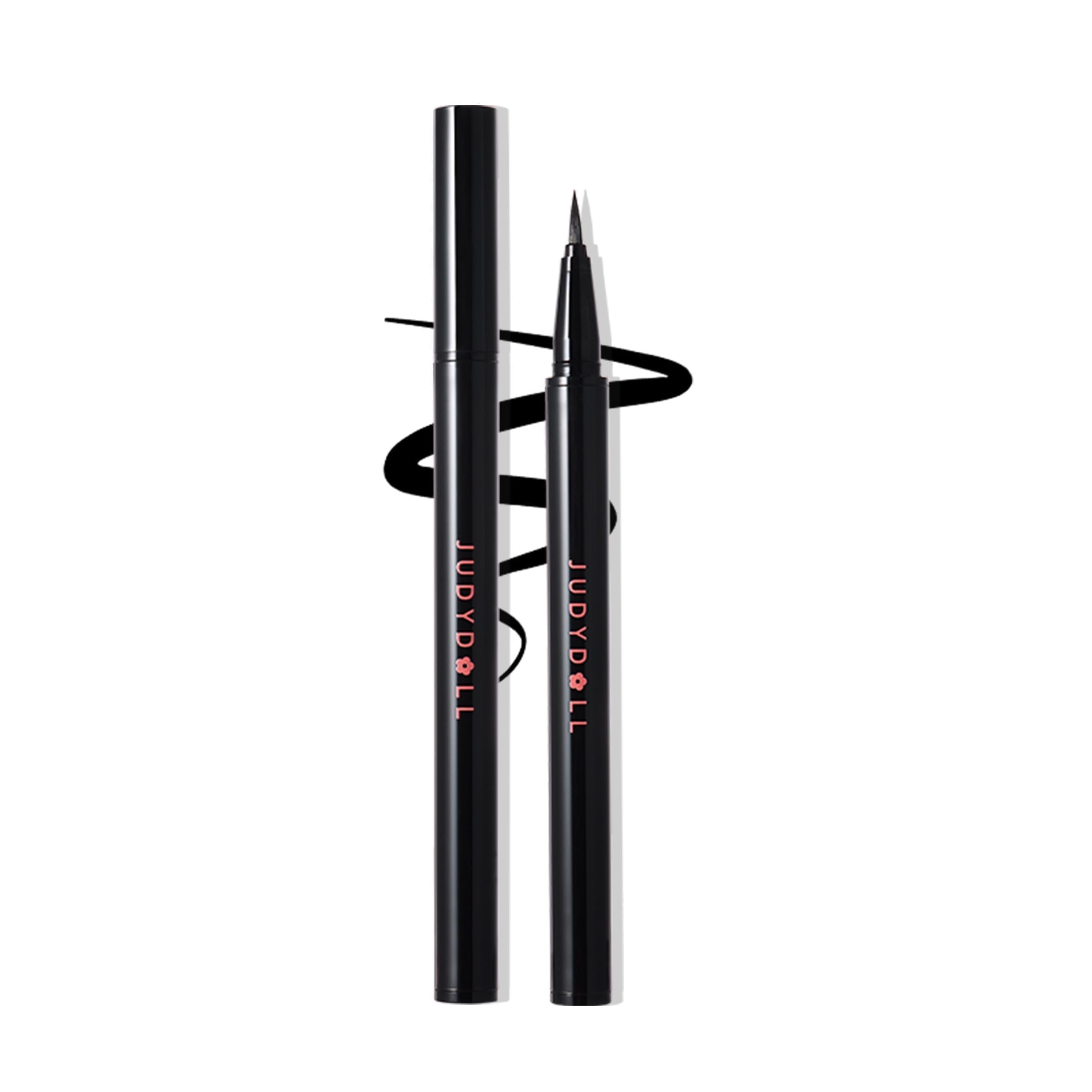 JUDYDOLL Ink Glider Longlasting Liquid Eyeliner – 30H Waterproof, Ultra-Fine Tip, Deep Black
