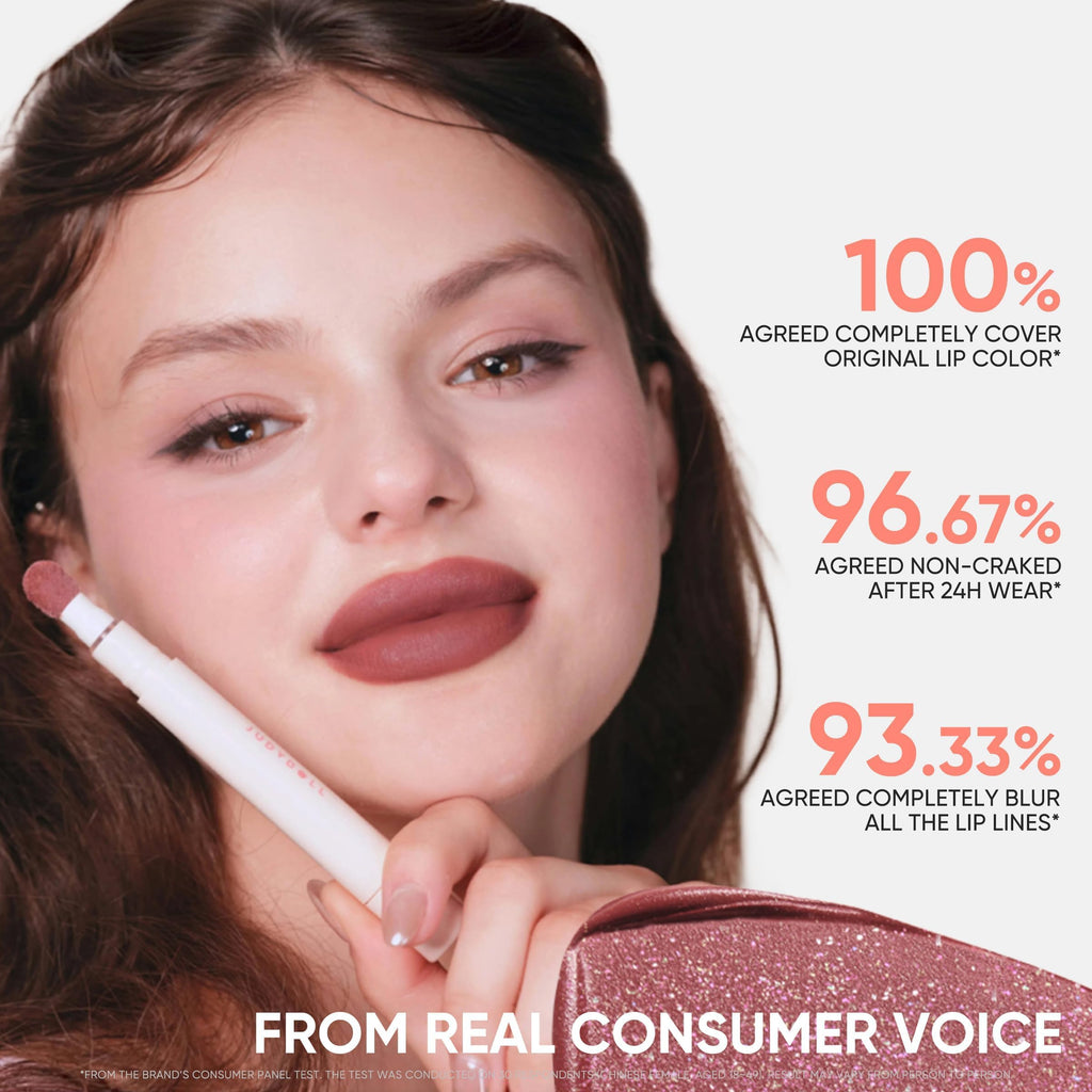 JUDYDOLL Cushion Matte Lip Cream Maple Amber | Hydrating, Long-Lasting, Transfer-Proof