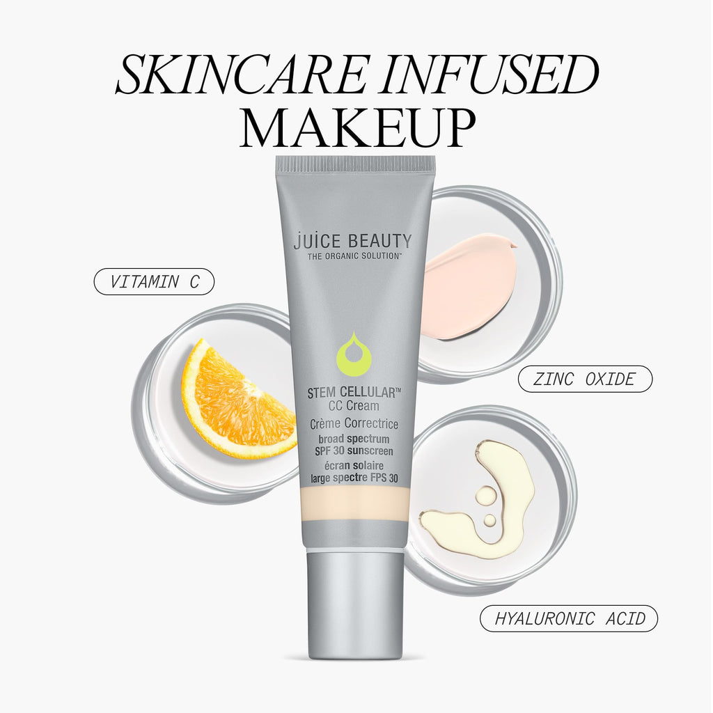 Juice Beauty Stem Cellular CC Cream SPF 30 Deep Glow – 50 mL | Vegan, Cruelty-Free