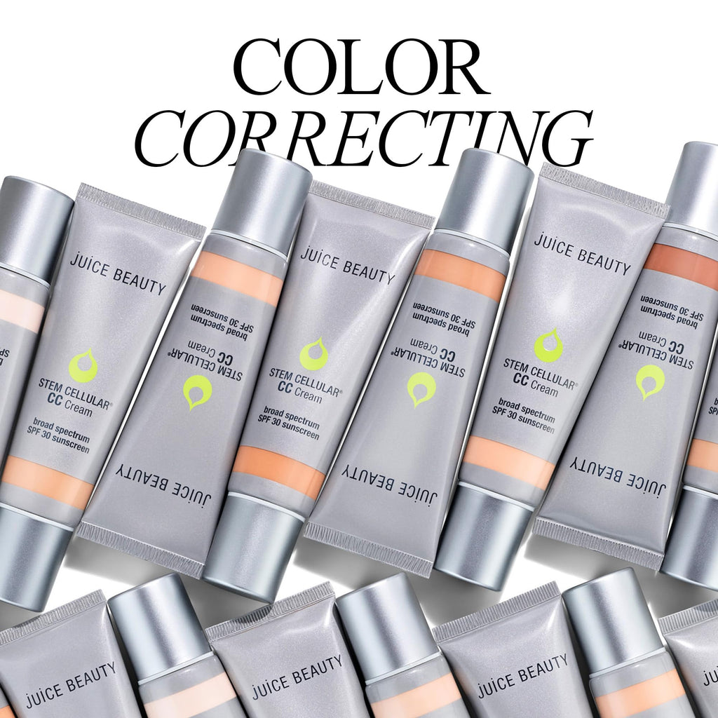 Juice Beauty Stem Cellular CC Cream SPF 30 Island Glow – Light Coverage, Vegan & Cruelty-Free (50 mL)