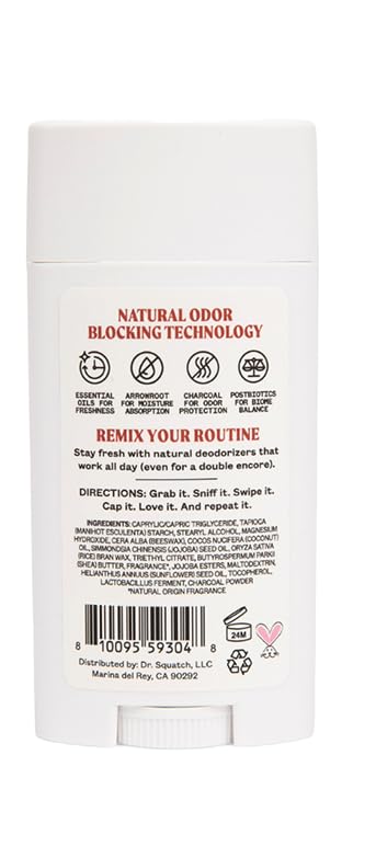 JUKEBOX Coconut Dreamin' Natural Deodorant for Women - Aluminum-Free, No Baking Soda - Cruelty-Free, 2.65oz, 3 Pack