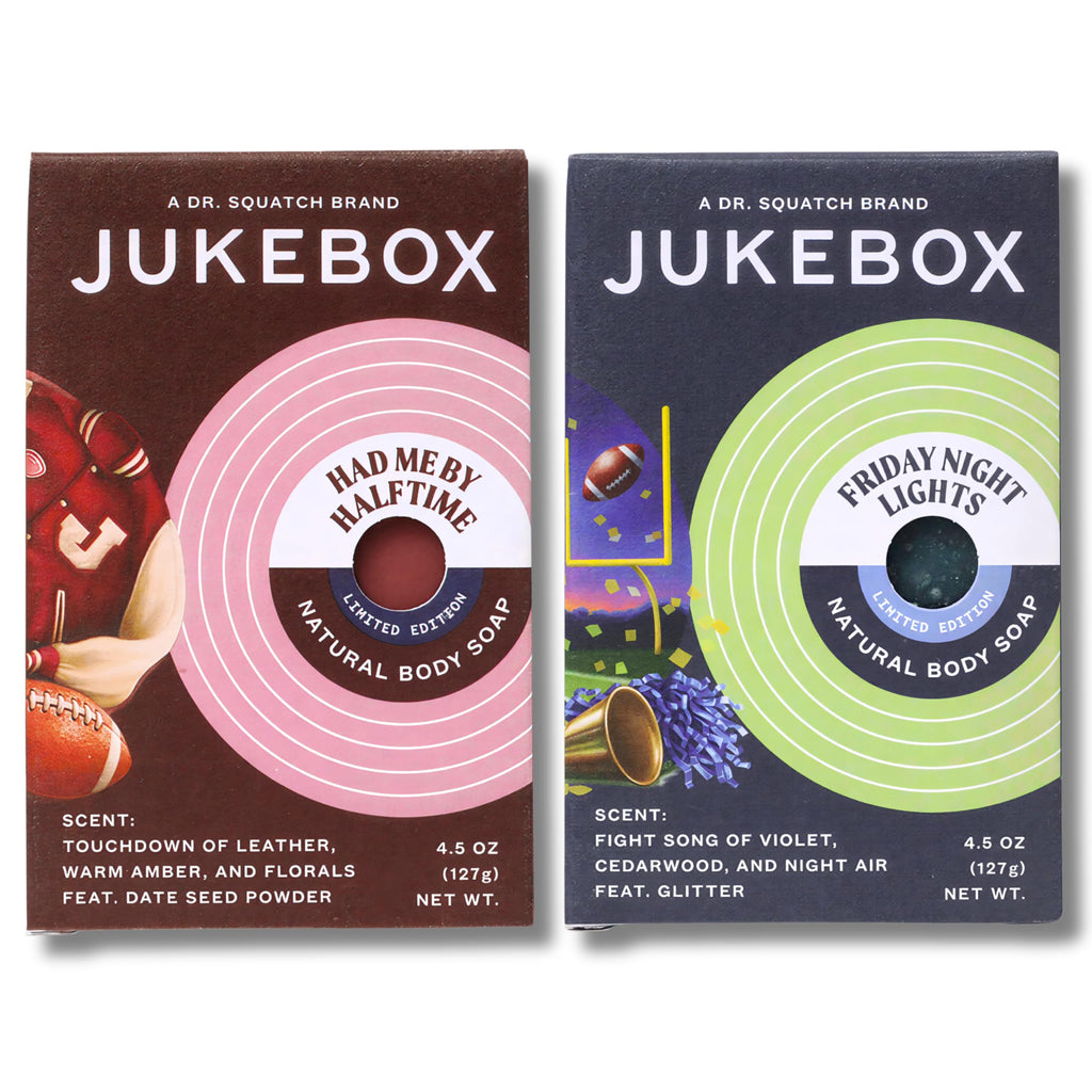JUKEBOX Natural Bar Soap Duo – Friday Night Lights & Had Me by Halftime | Cedarwood & Floral, Made in USA, 4.5oz 2-pack
