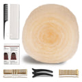Juloviy Hair Padding for Updos – Volumizing Donut Bun Kit with Pins & Clips