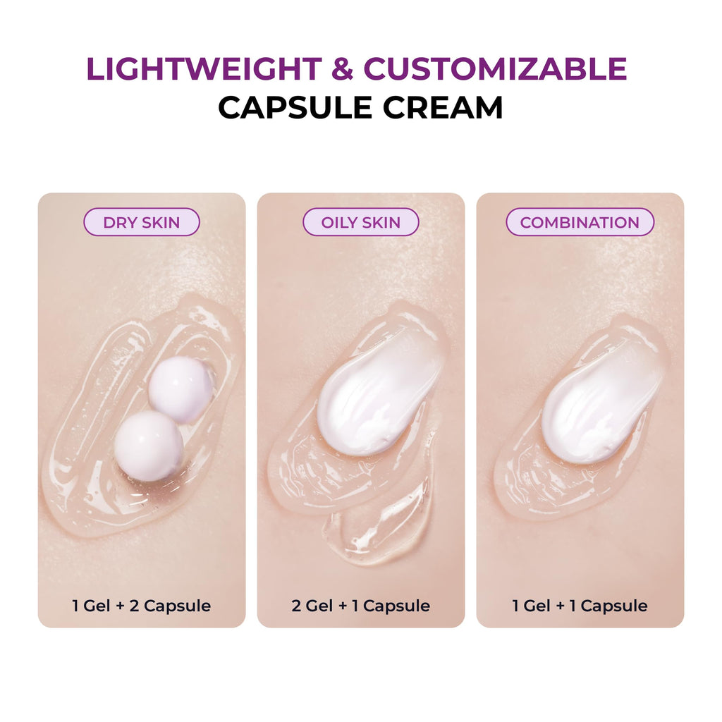 JUMISO Niacinamide 5+ Overnight Capsule Cream – Melting Capsule Sleeping Mask for Glass Skin (50ml)