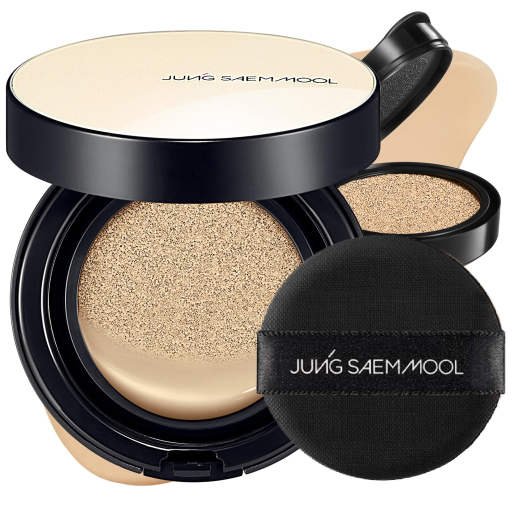 JUNG SAEM MOOL Essential Skin Nuder Cushion SPF50 Broad Spectrum - Medium 21 + Refill | Natural Finish