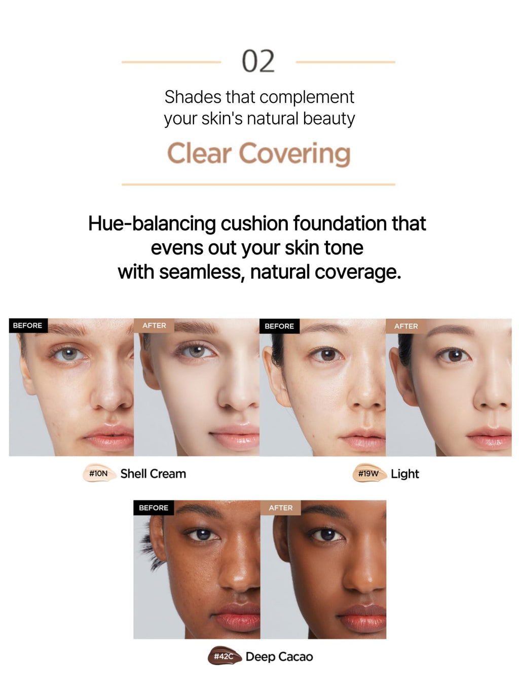 JUNG SAEM MOOL Essential Skin Nuder Cushion 17 Fair Light – Refill, SPF 50