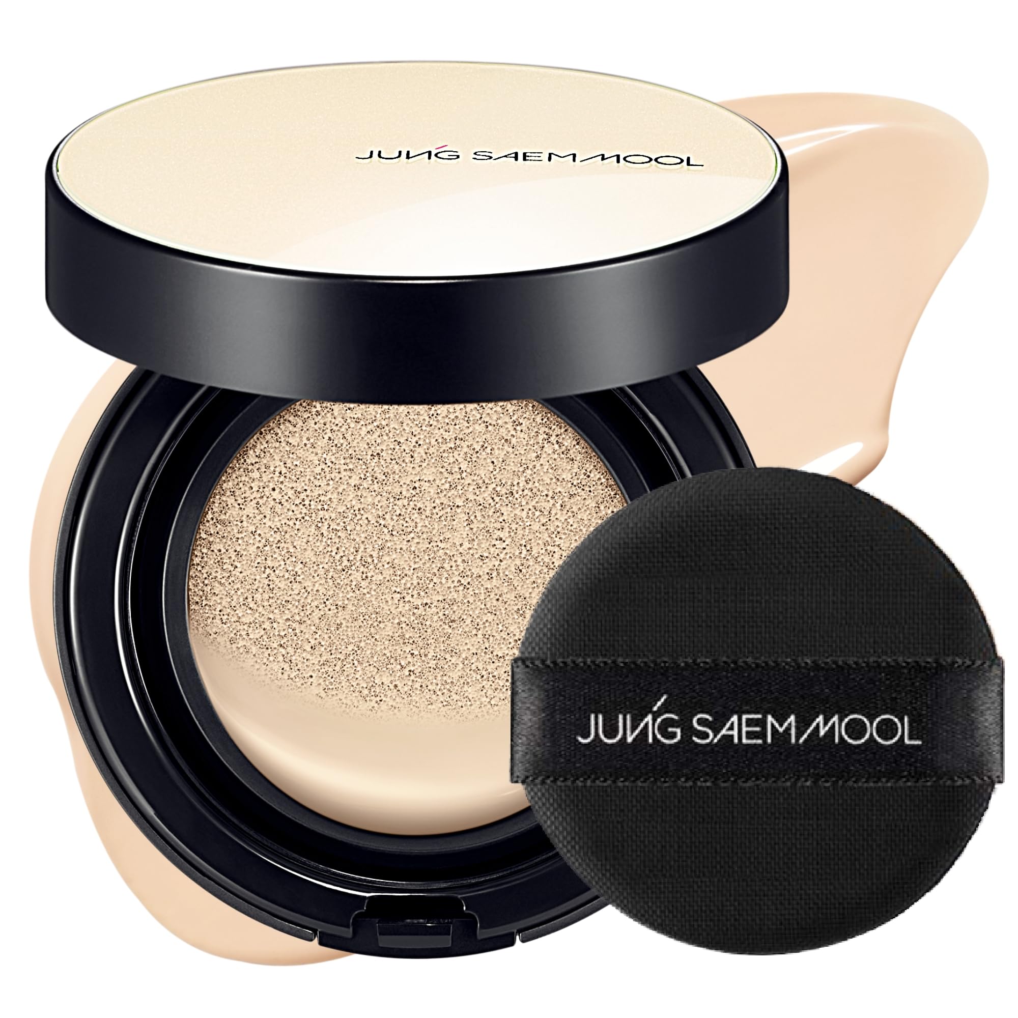 JUNG SAEM MOOL SPF Essential Skin Nuder Cushion (17 Fair Light) – SPF50, Natural Finish (Refill Not Included)