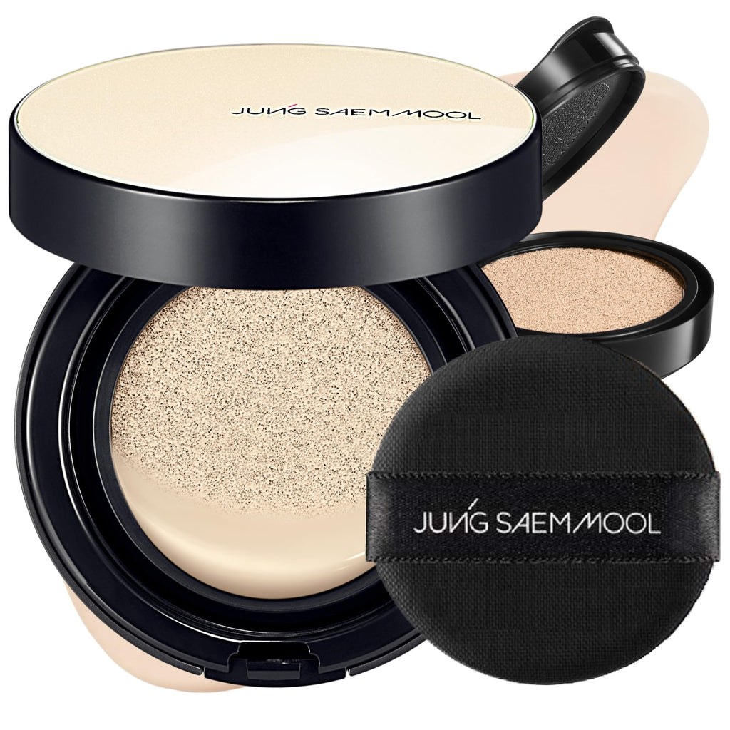 Jung Saem Mool SPF Essential Skin Nuder Cushion 13 Fair – Refill Included | SPF50, Natural Finish