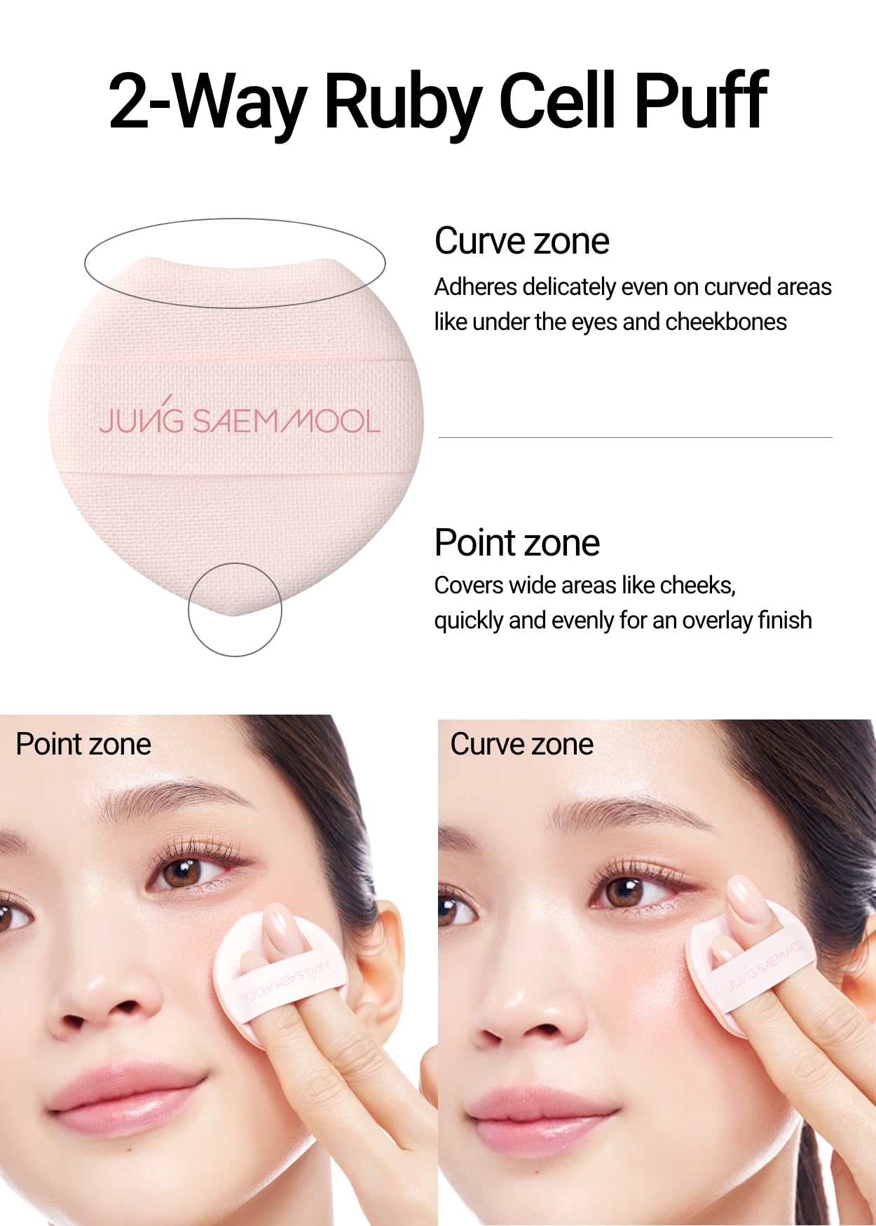 JUNG SAEM MOOL Artist Cushion Blush Coral Halo – Lightweight Hydrating Cushion Blush for Dewy Cheeks