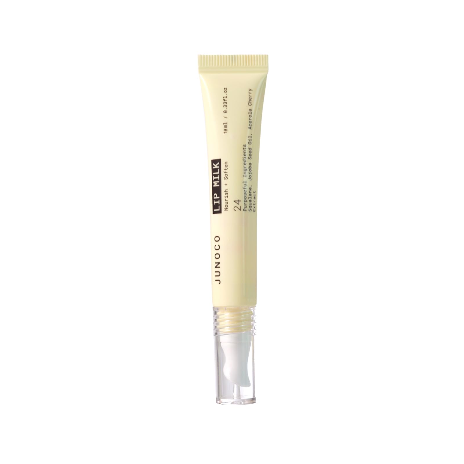 JUNO & Co. Lip Milk: 2-in-1 Hydrating Lip Balm by Day, Intensive Lip Mask by Night 10ml / 0.33 fl oz