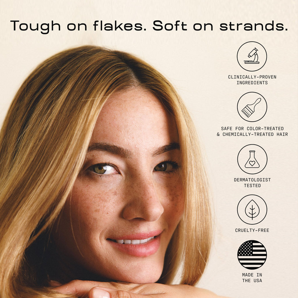 Jupiter Anti Dandruff Shampoo, Conditioner & Scalp Scrubber — Color-Safe, Sulfate-Free