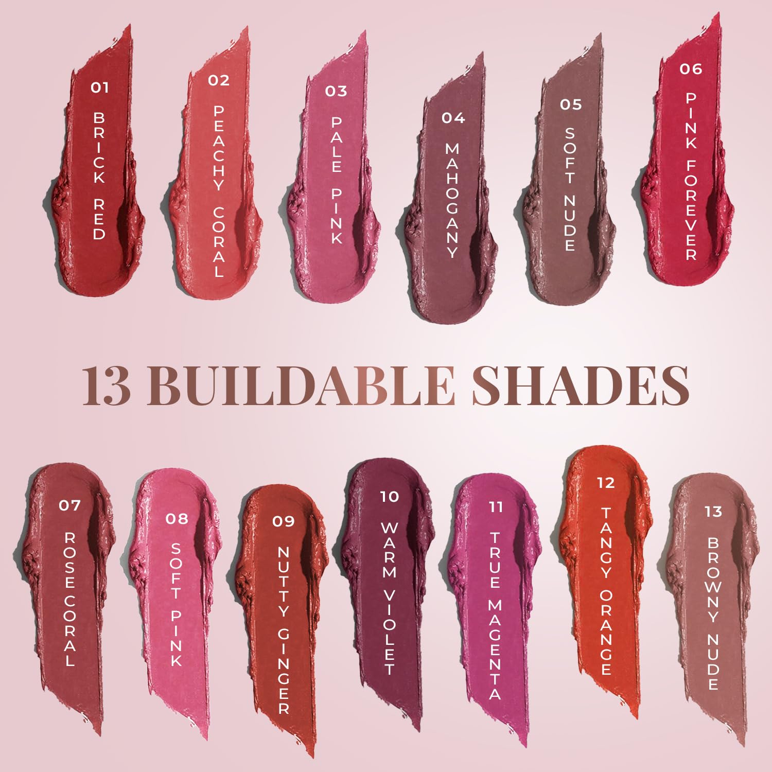Just Herbs Organic Creamy Matte 3-in-1 Lip & Cheek Tint – Soft Nude, Vegan & Chemical-Free