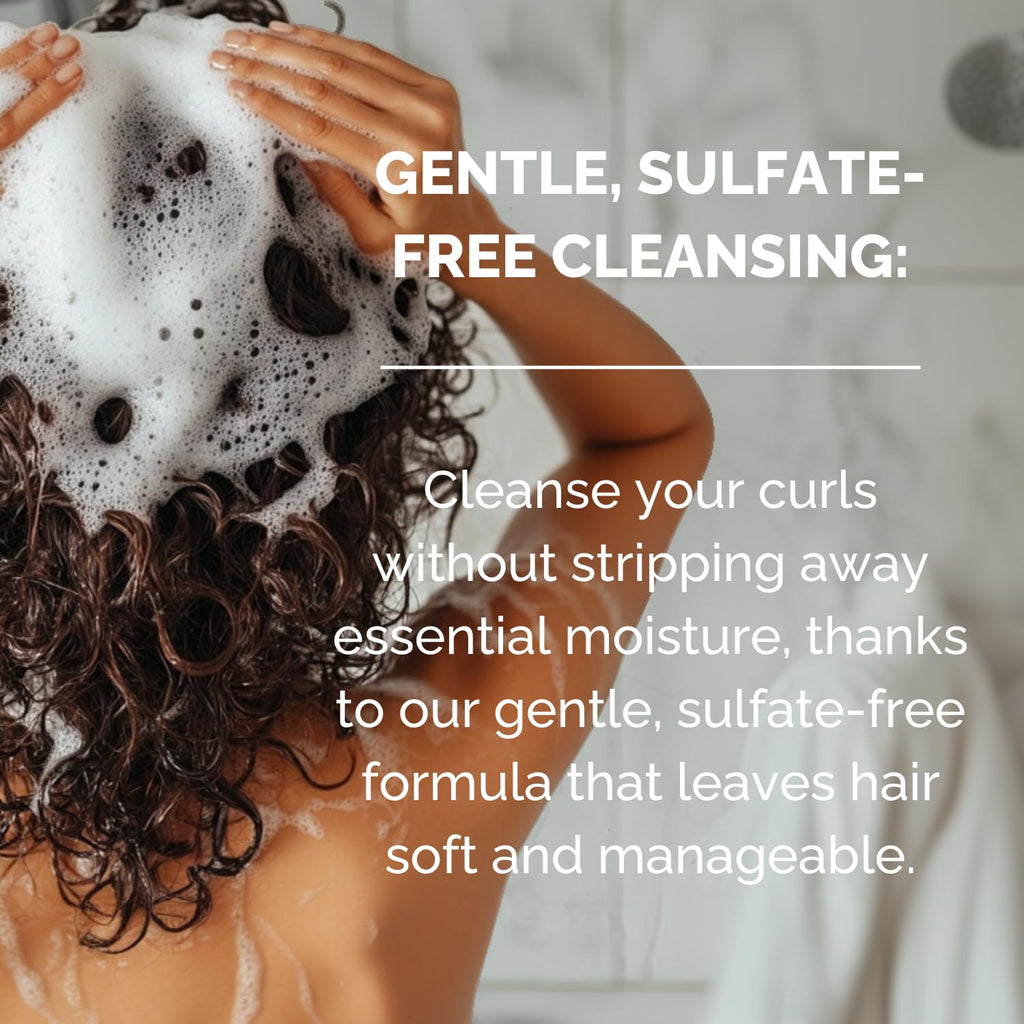 Just Nutritive Curly Hair Shampoo – Sulfate-Free Hydration, Frizz Control