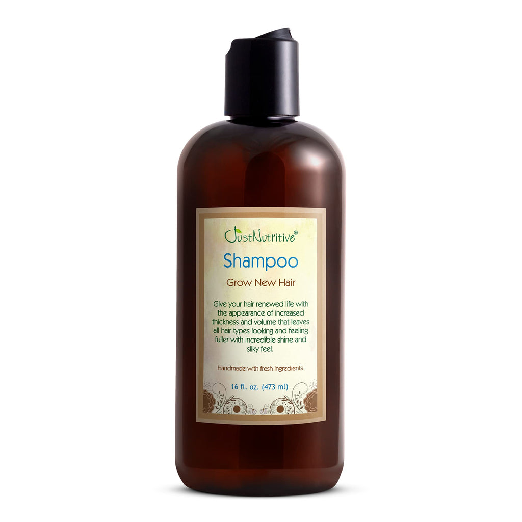Grow New Hair Shampoo | Just Nutritive | Natural, Gentle Hair Growth Support | 16 oz
