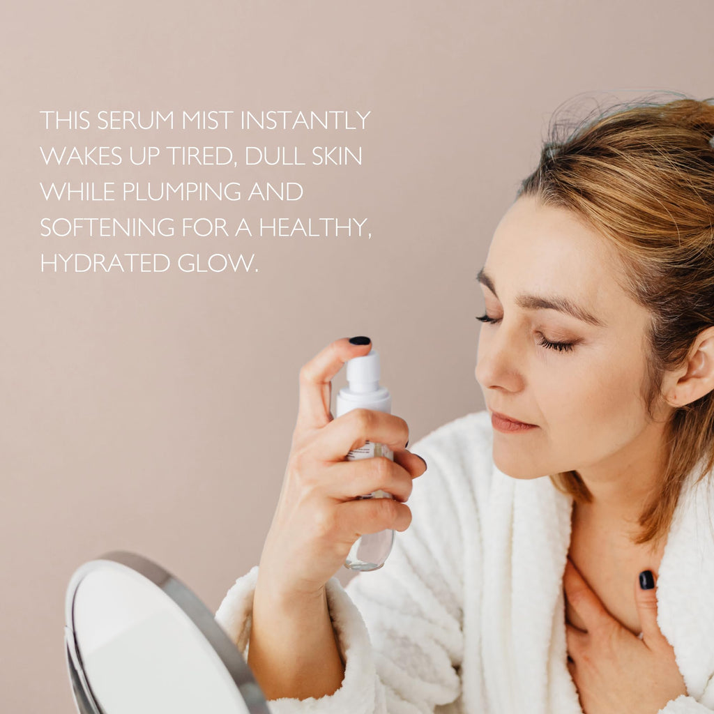 Just Us Tighten + Glow Serum Mist – Hydrating + Exfoliating Anti-Aging Treatment (50ml)