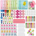 Jutqut 108-Piece Spa Party Set for Girls – Masks, Towels, Headbands & More