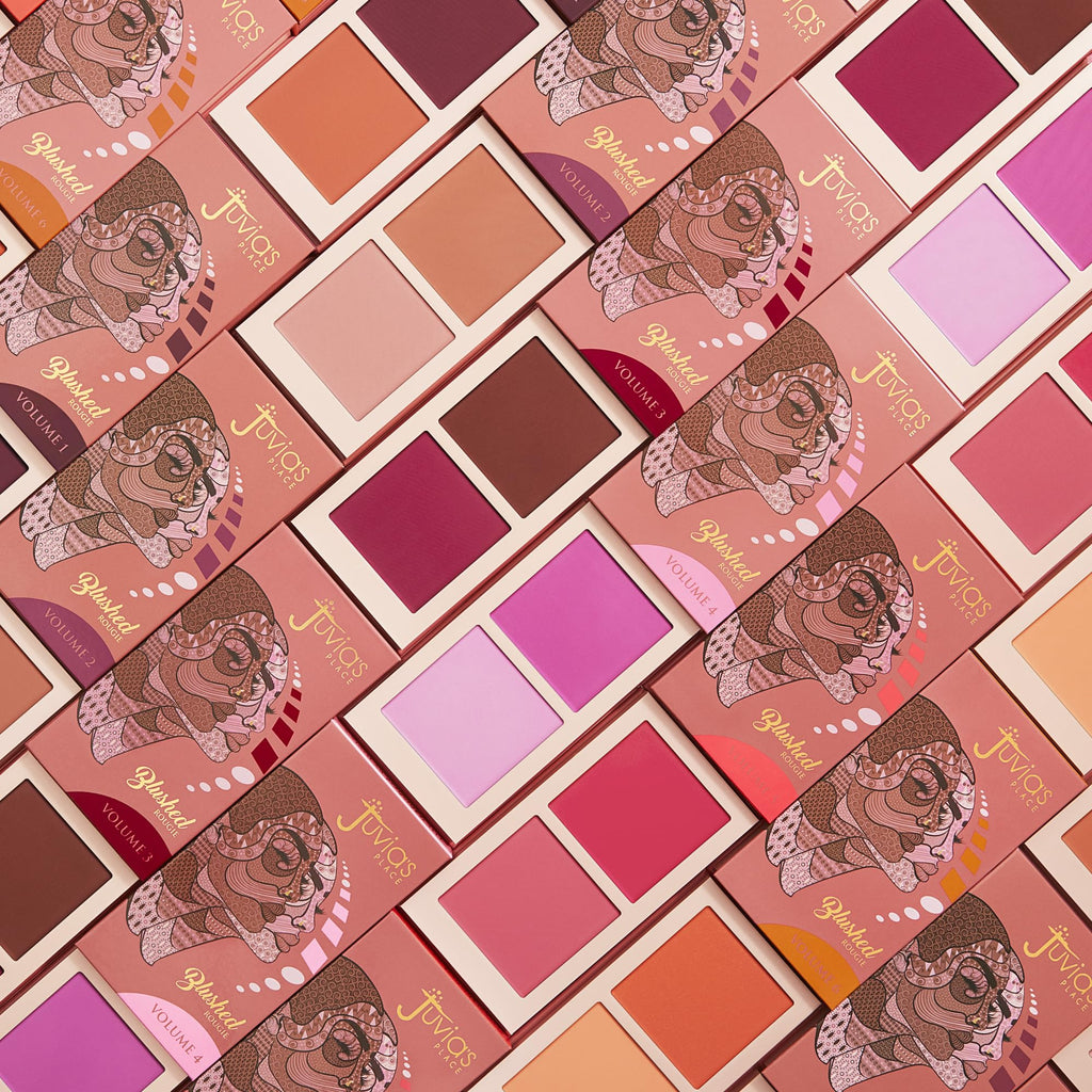 Juvia's Place Blushed Duo Blush Volume 3 – Two-Tone Pressed Mineral Powder