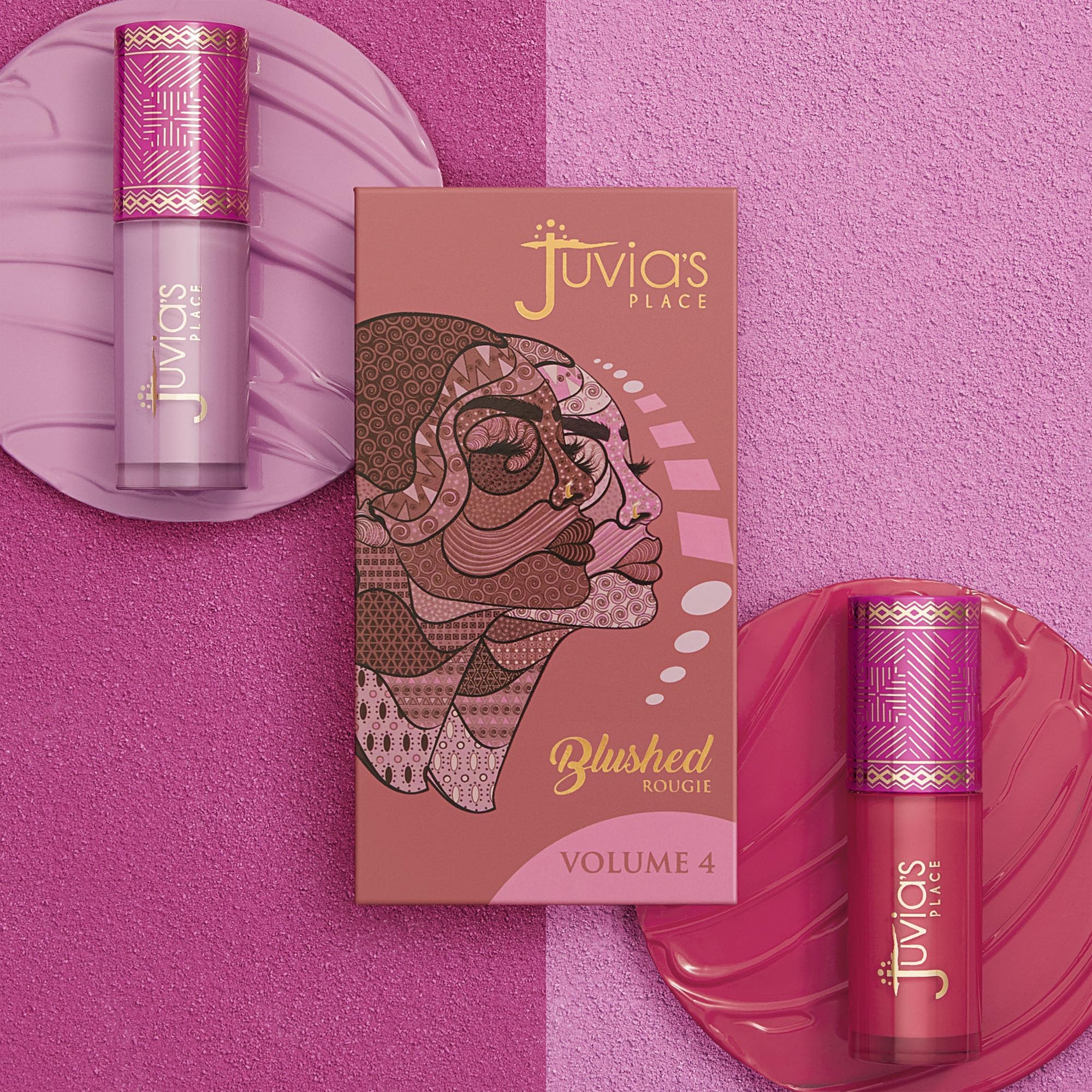 Juvia's Place Blushed Liquid Blush BarbieRose – Dewy Tint, Buildable Color, Long-Lasting Wear