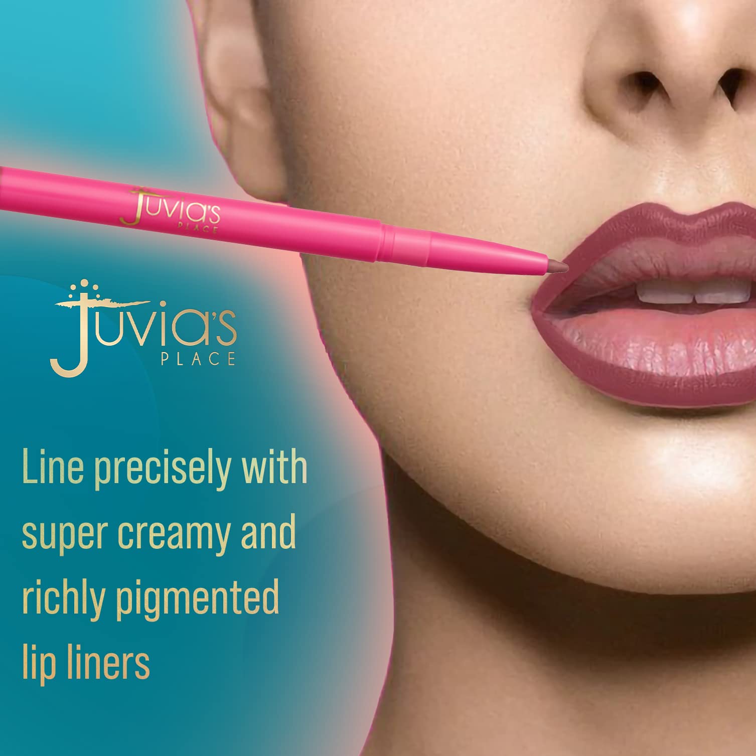 Juvia's Place Coffee Shop Luxe Lip Liner: Love Me – Long-Lasting Matte Lip Pencil