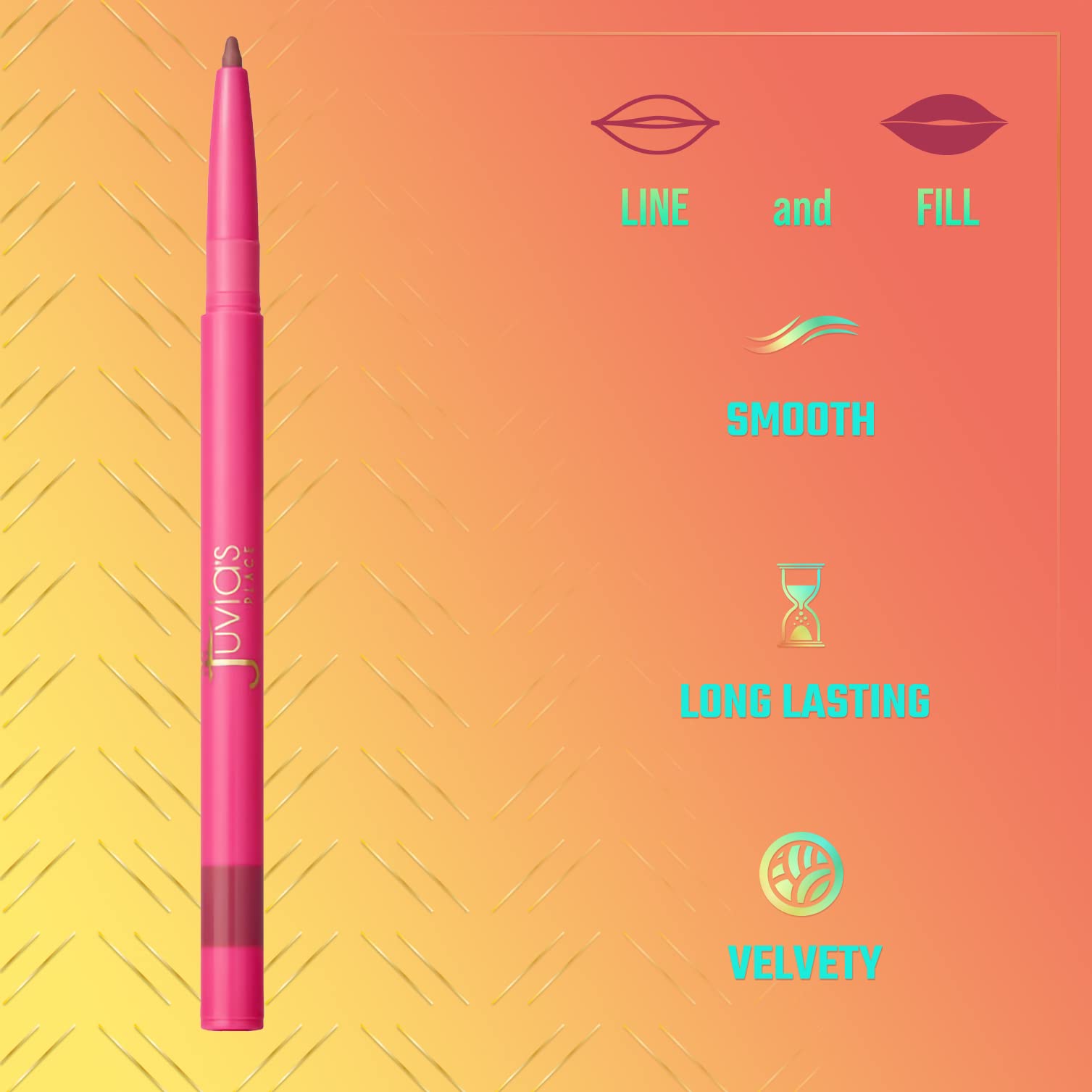 Juvia's Place Coffee Shop Luxe Lip Liner: Love Me – Long-Lasting Matte Lip Pencil