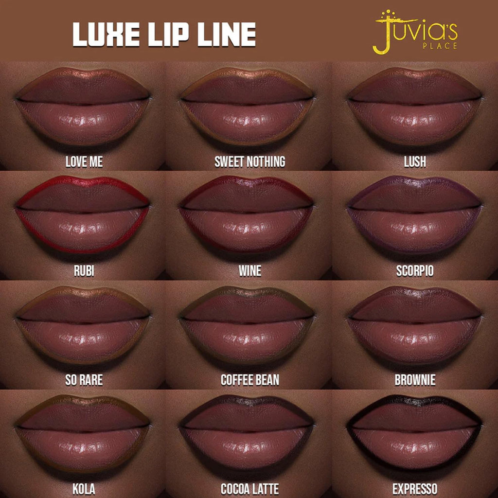 Juvia's Place Coffee Shop Luxe Lip Liner: Love Me – Long-Lasting Matte Lip Pencil
