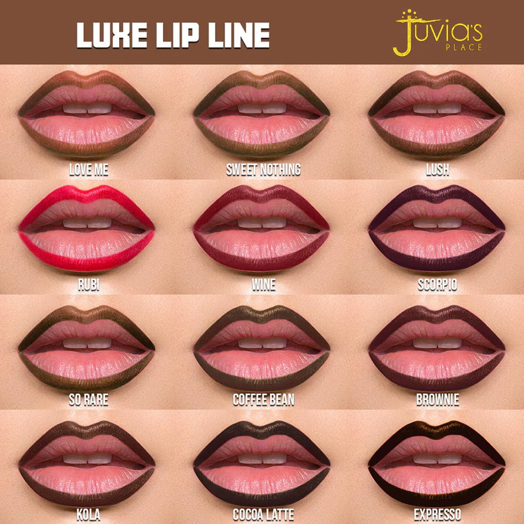 Juvia's Place Coffee Shop Luxe Lip Liner Scorpio – Precision Matte Lip Pencil
