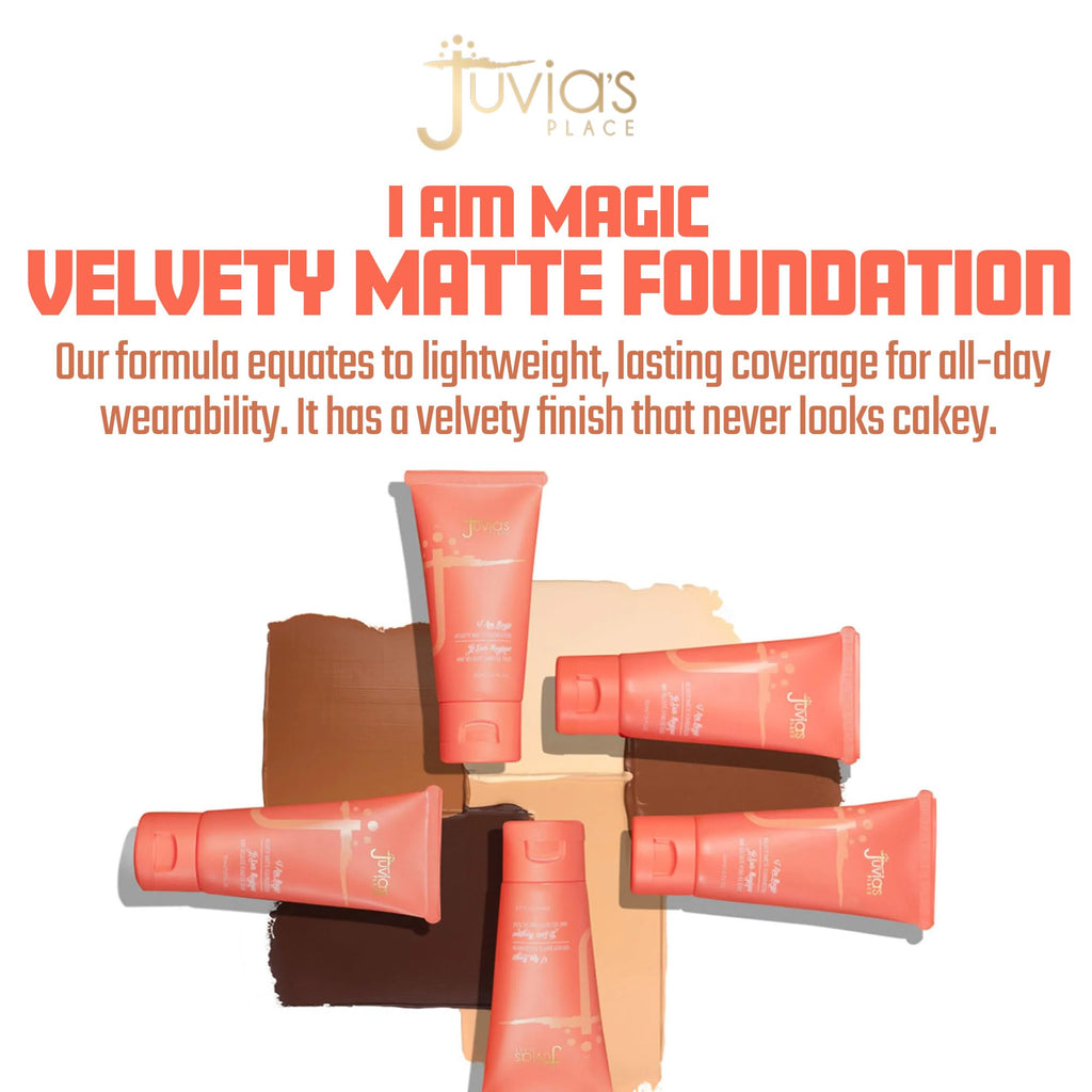 Juvia's Place I Am Magic Velvety Matte Foundation 420 Havanna – Tan with Peach Undertone