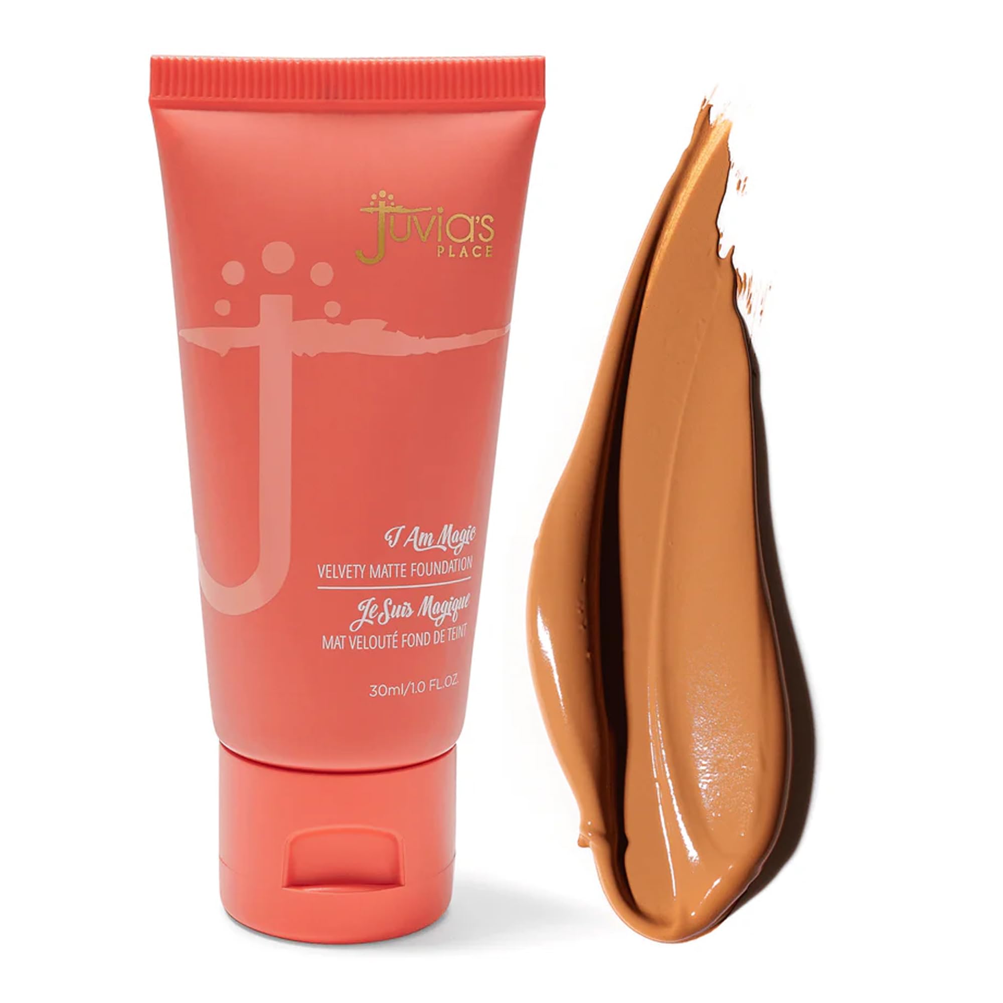 Juvia's Place I Am Magic Velvety Matte Foundation 420 Havanna – Tan with Peach Undertone