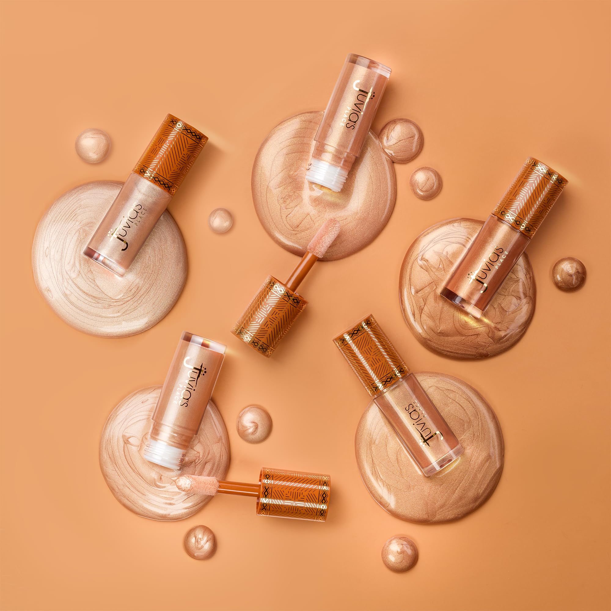 Juvia's Place Nubian Glow Liquid Luminizer – Buildable Radiance for Face & Body in Star Struck (0.27 fl oz)