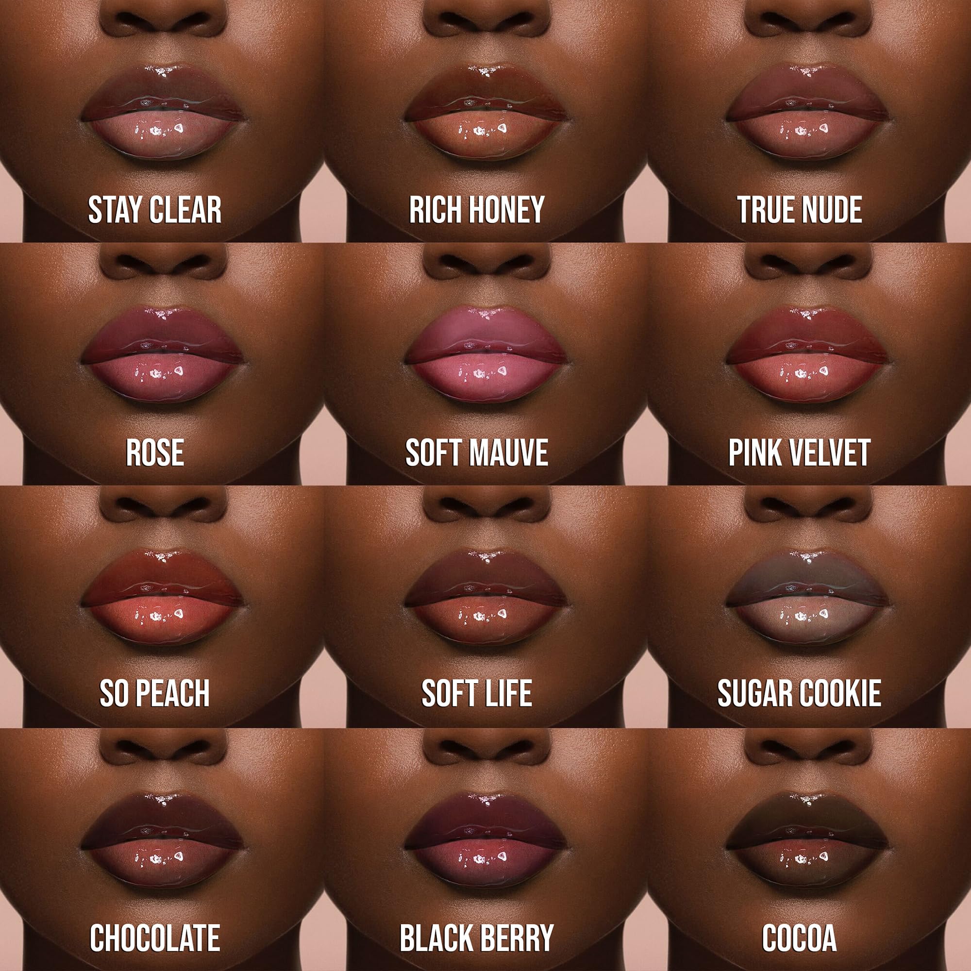 Juvia's Place Volumizing Gloss Sticks True Nude – Hydration, Shine & Subtle Plump
