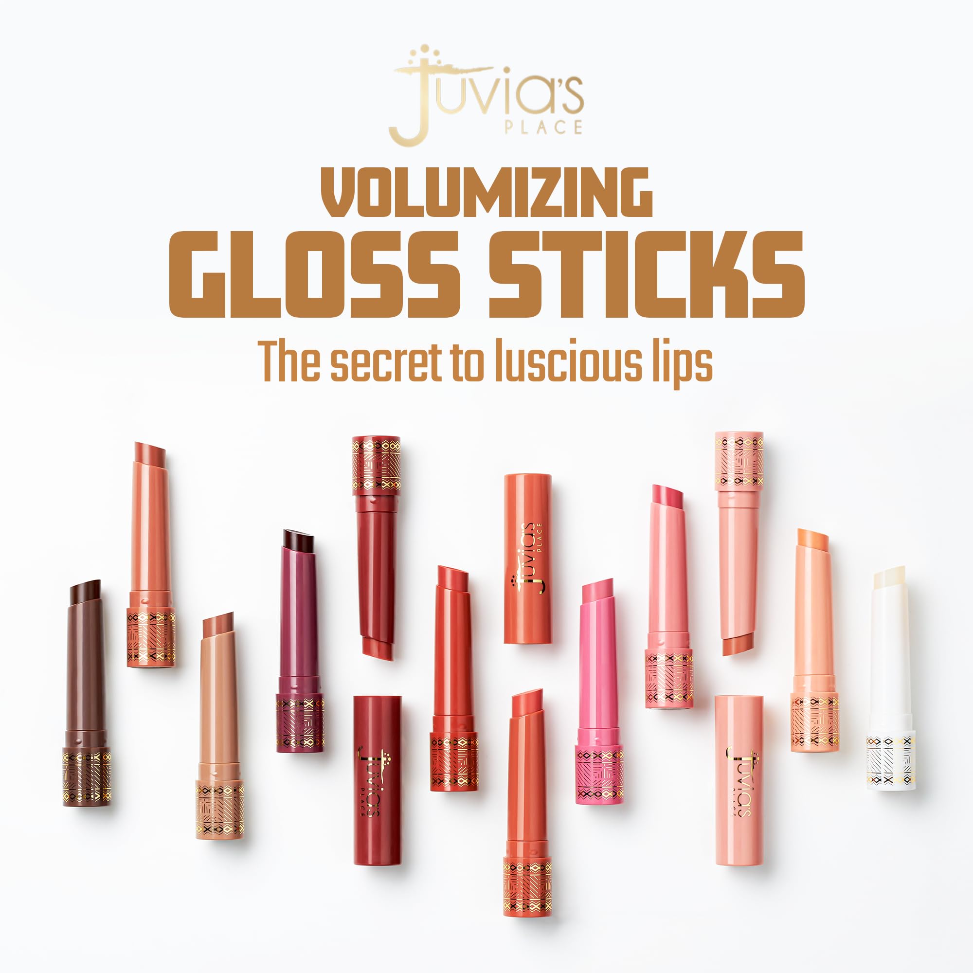 Juvia's Place Volumizing Gloss Sticks True Nude – Hydration, Shine & Subtle Plump