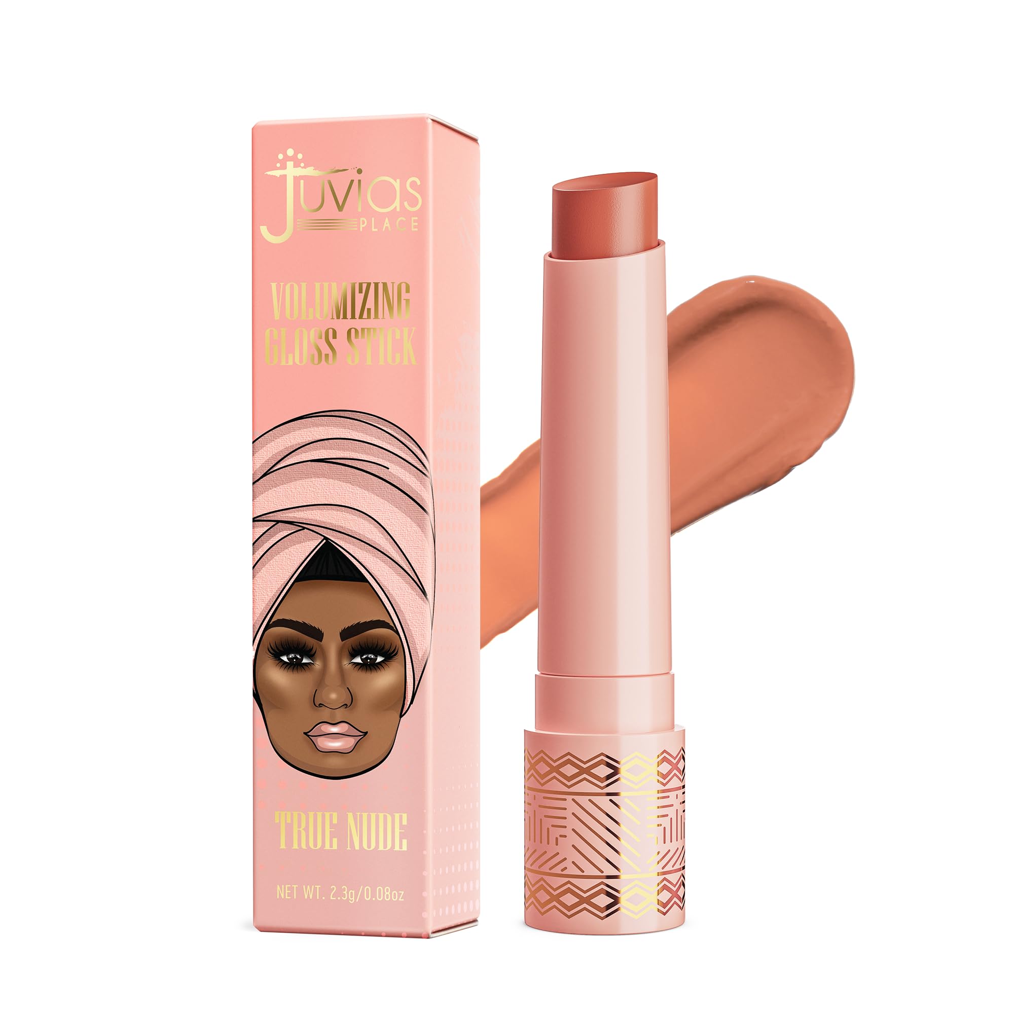 Juvia's Place Volumizing Gloss Sticks True Nude – Hydration, Shine & Subtle Plump