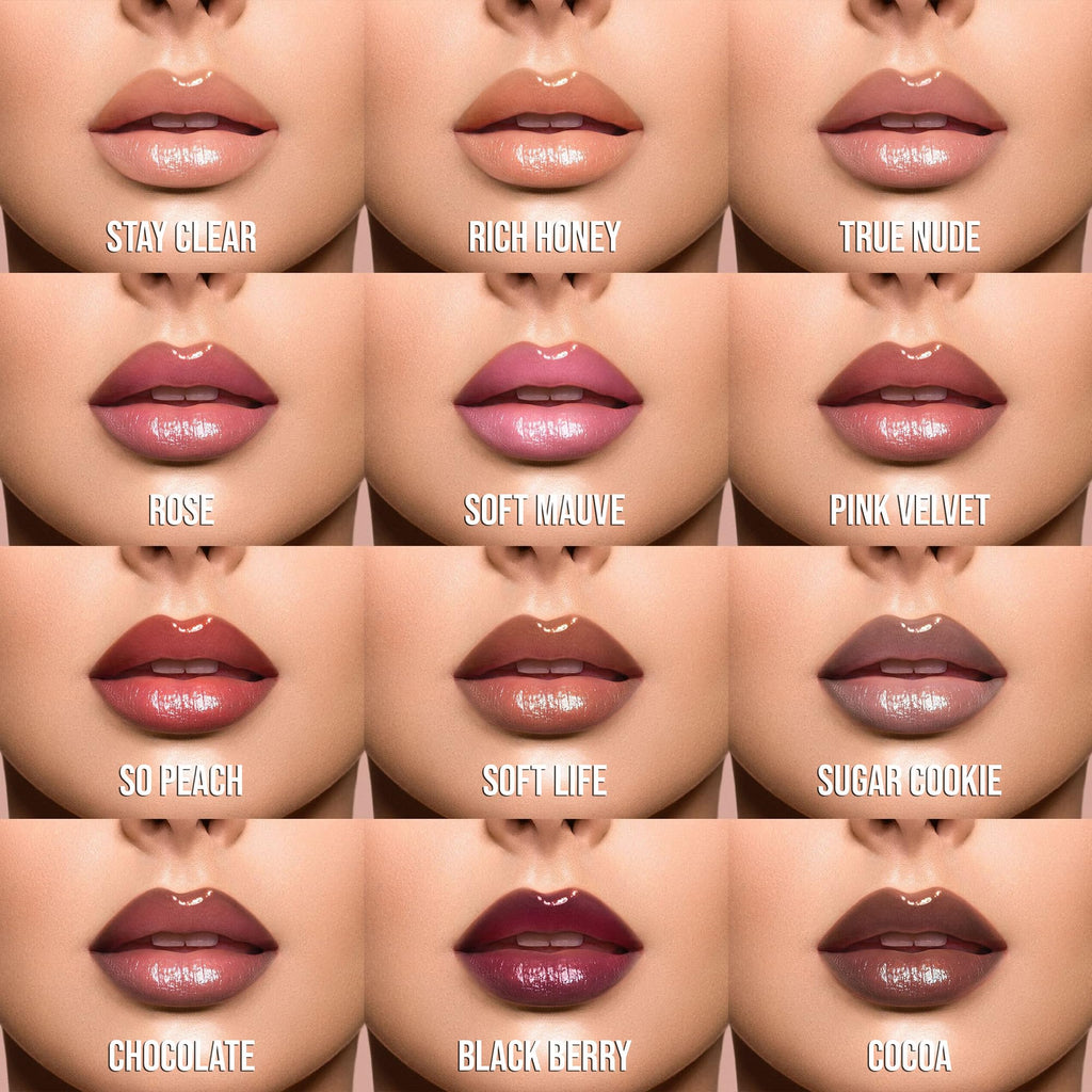 Juvia's Place Volumizing Gloss Sticks True Nude – Hydration, Shine & Subtle Plump