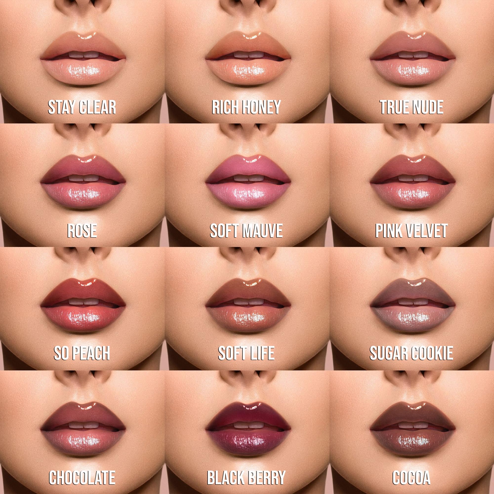 Juvia's Place Volumizing Gloss Sticks True Nude – Hydration, Shine & Subtle Plump