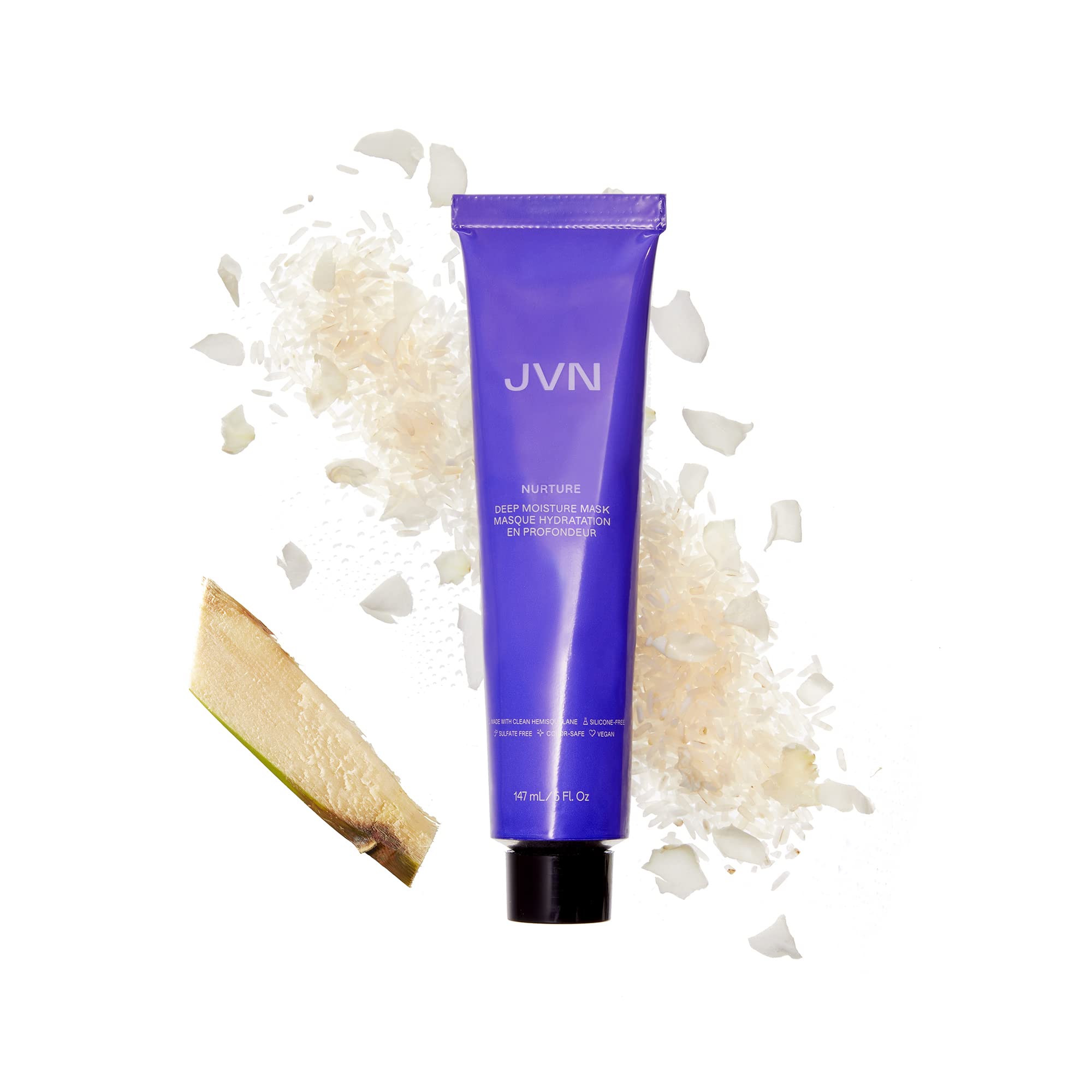 JVN Nurture Deep Moisture Mask | Hydrating Hair Treatment for All Hair Types