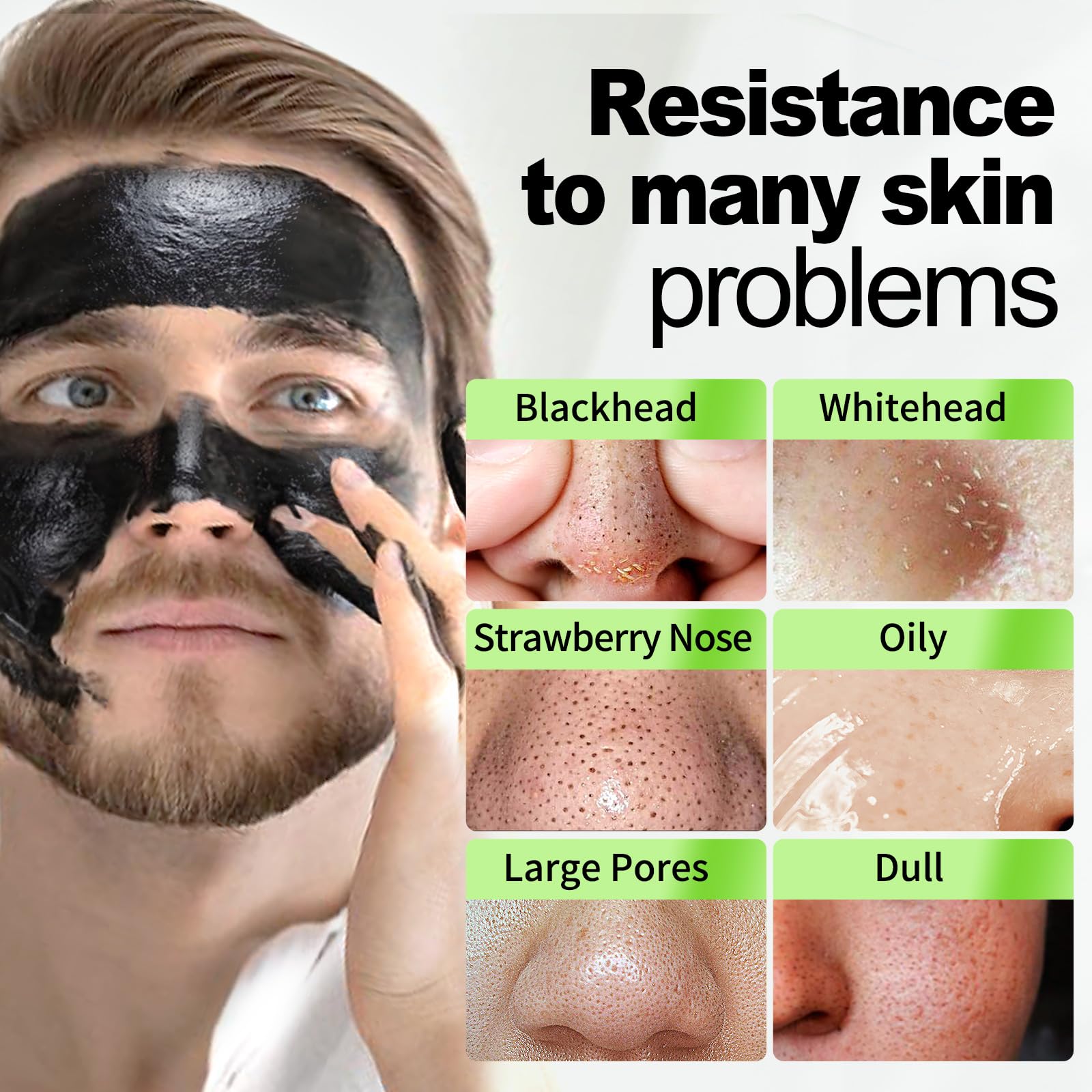 JVR Charcoal Peel-Off Mask for All Skin Types – Cleanse & Refresh