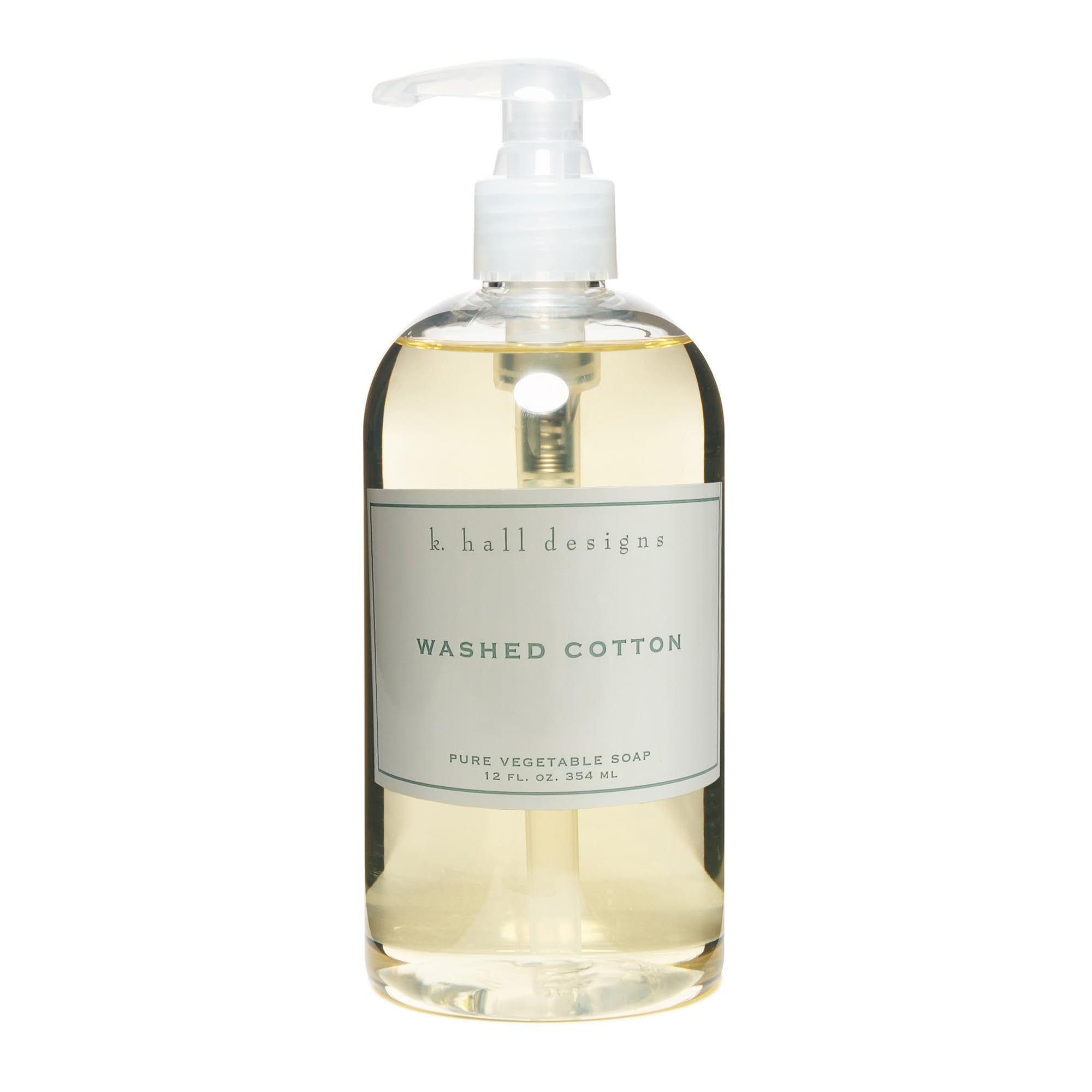 K. Hall Designs Washed Cotton Hand Soap – Lavender & Chamomile, 12 oz