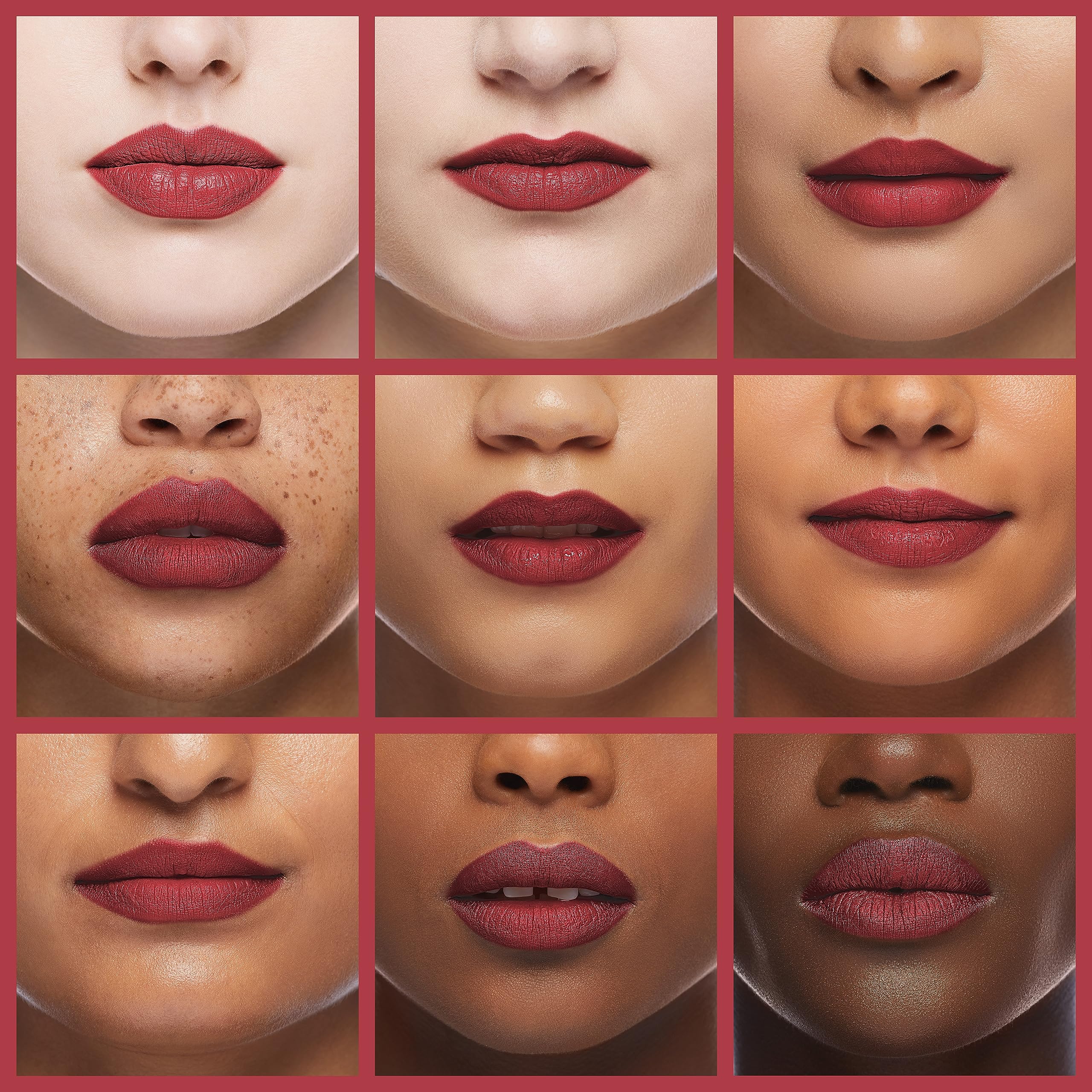 K7L Dark Red Lipstick Crayon Matte – One-Swipe Full Coverage