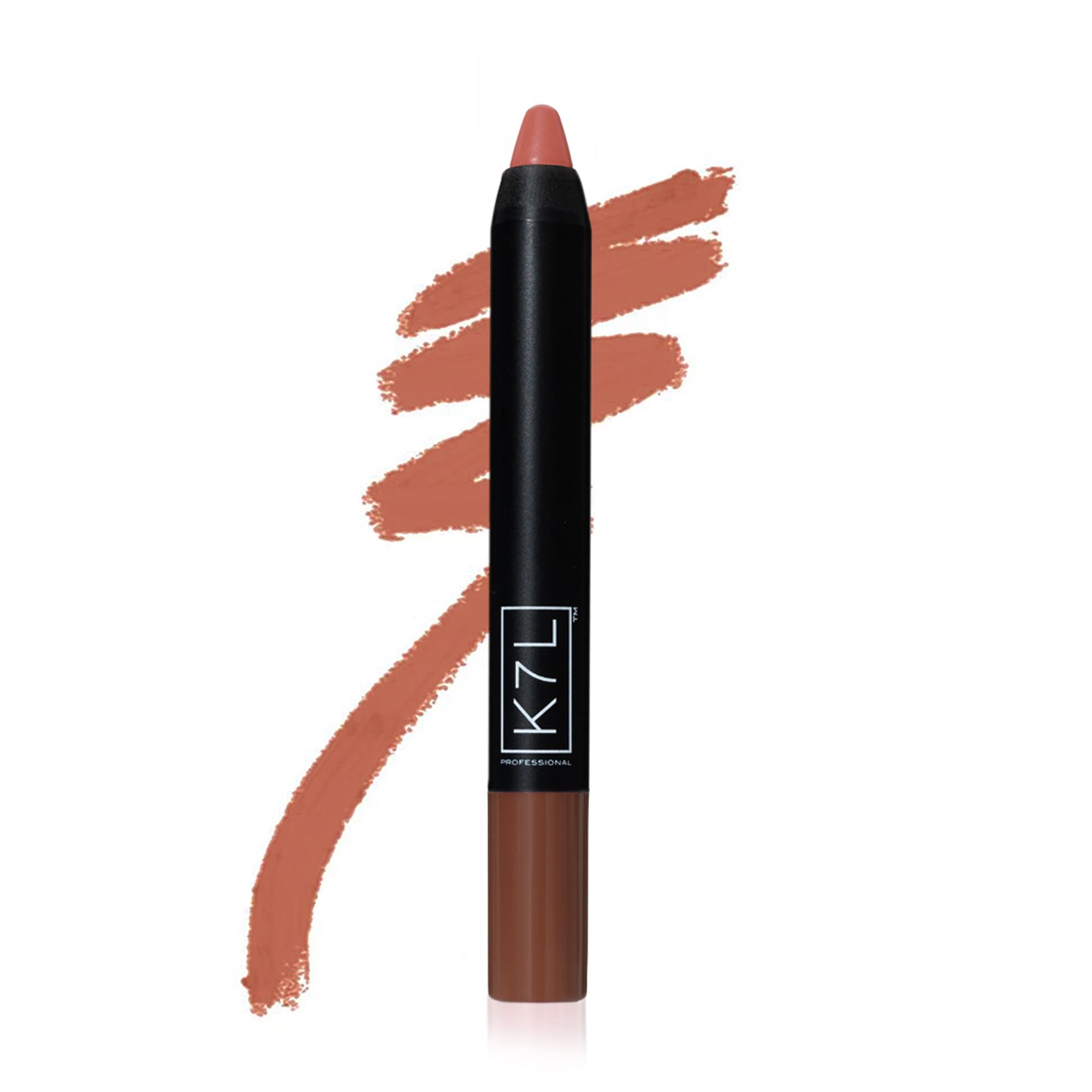 K7L Lipsilk Matte Orange Brown Lip Crayon | Long-Lasting Ultra-Pigmented Color