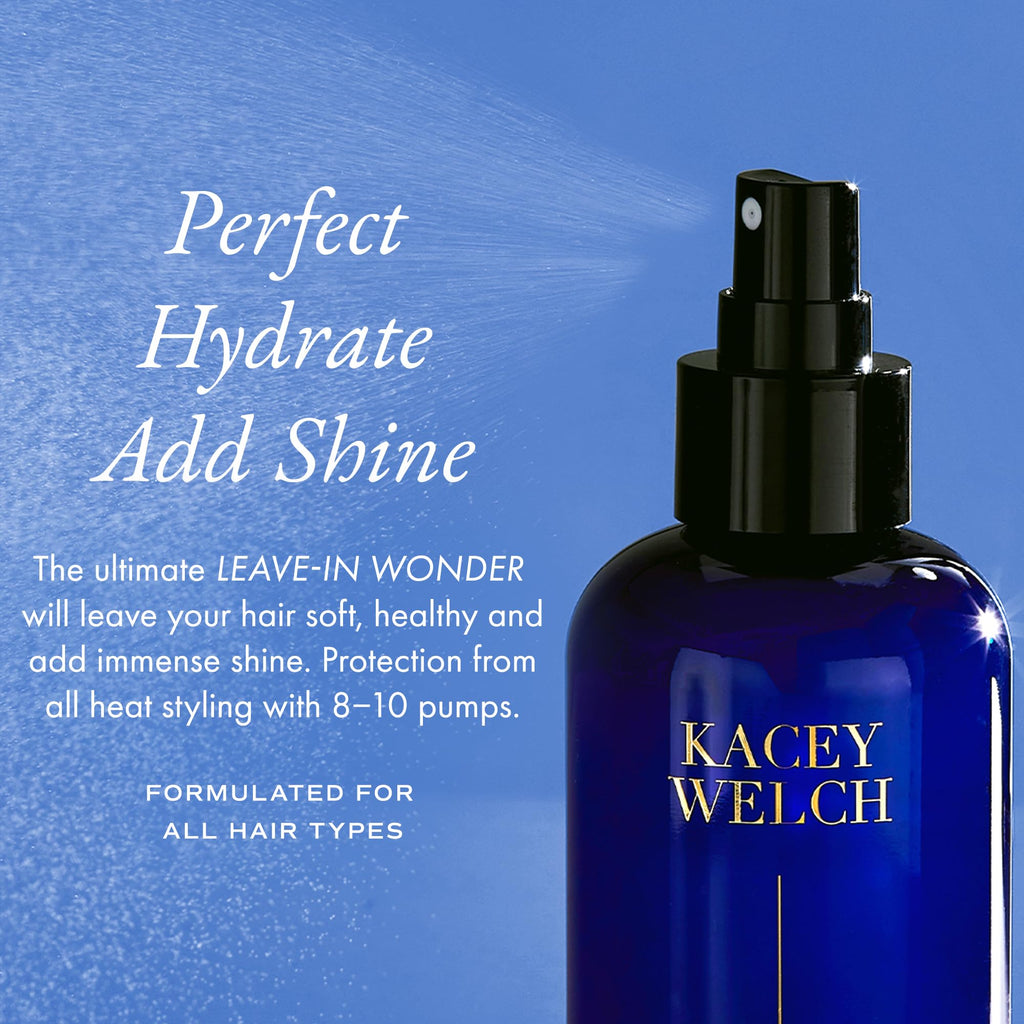 The Kacey Welch Method Leave-In Wonder Spray Conditioner – Hydrating Detangler & Heat Protectant (6 oz)