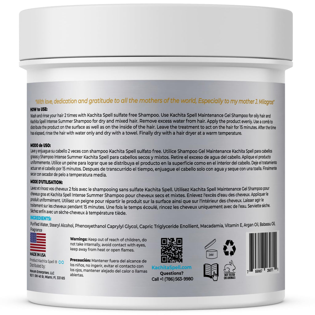 Kachita Spell MirrorPRO Hair Mask – Deep Conditioning for Dry & Damaged Hair | Sulfate-Free 16 oz