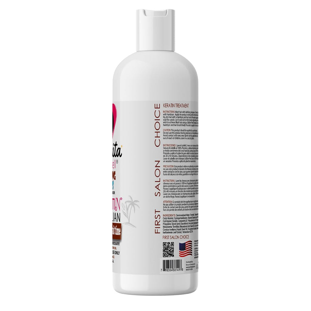 Kachita Spell Chocolate Brazilian Keratin Treatment 32oz – Made in USA