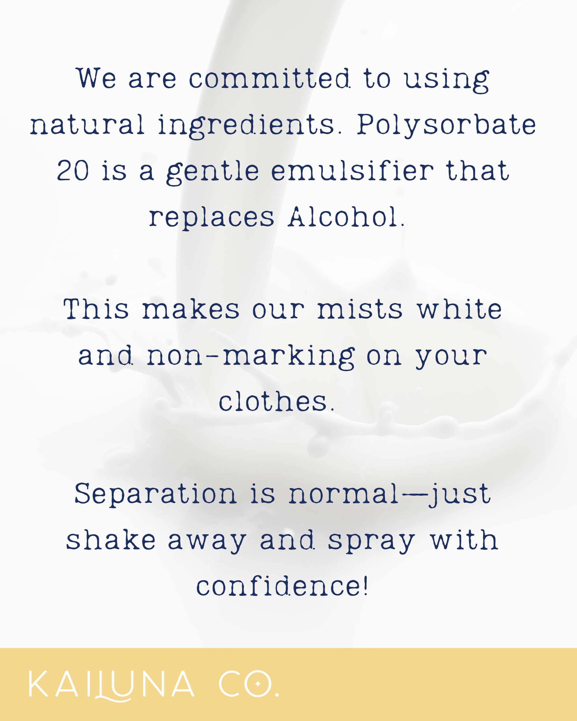 Kailuna Co. Honeysuckle Natural Hair & Body Mist – Alcohol-Free, Handmade in California, 0.5 Fl Oz