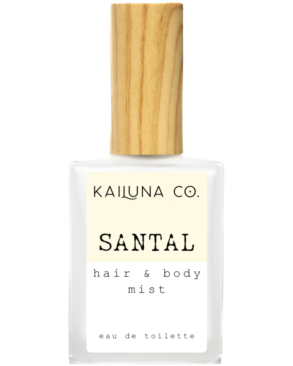 Kailuna Co. Santal Unisex Hair & Body Mist – Alcohol-Free, Handmade in California