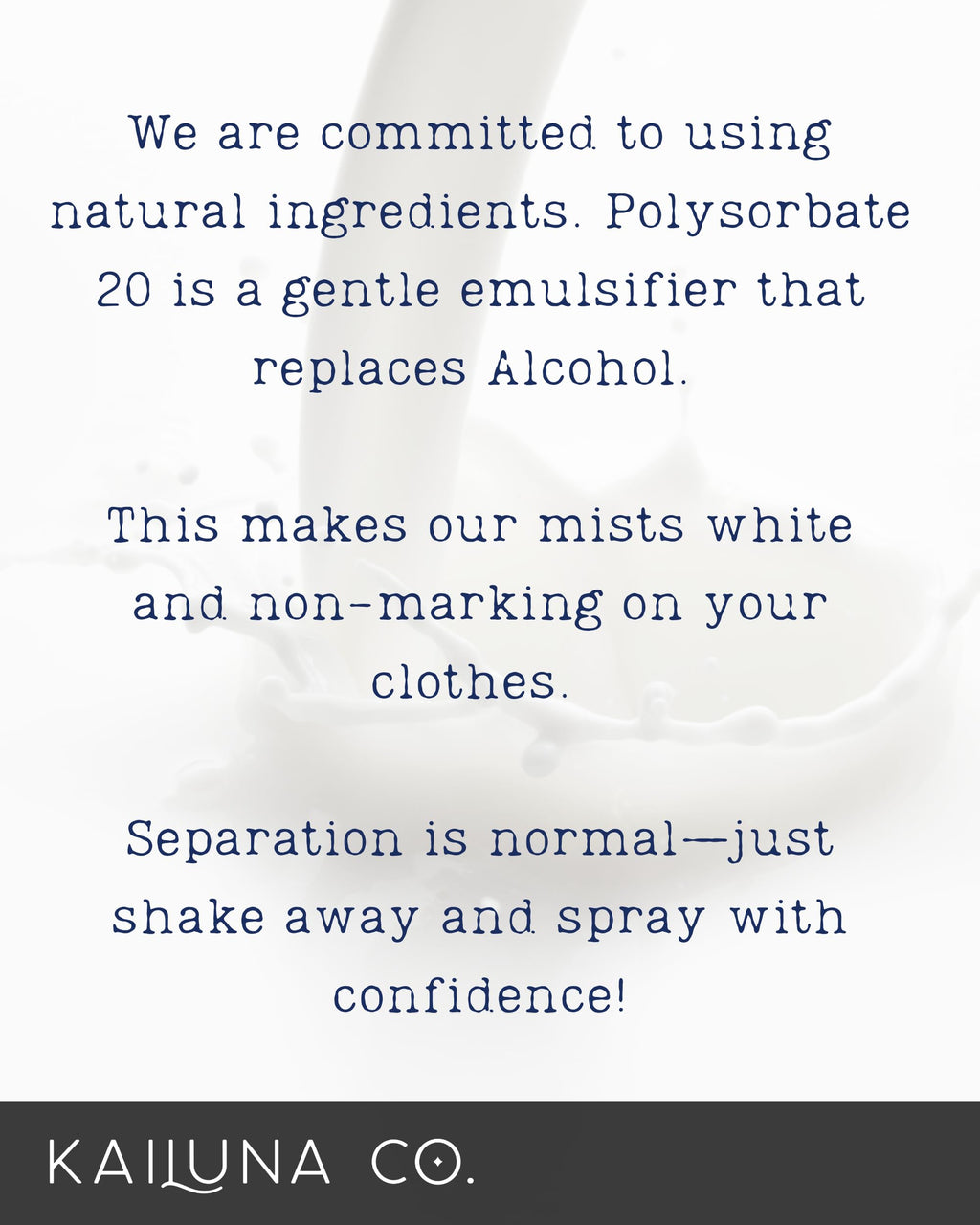 Kailuna Co. Santal Unisex Hair & Body Mist – Alcohol-Free, Handmade in California