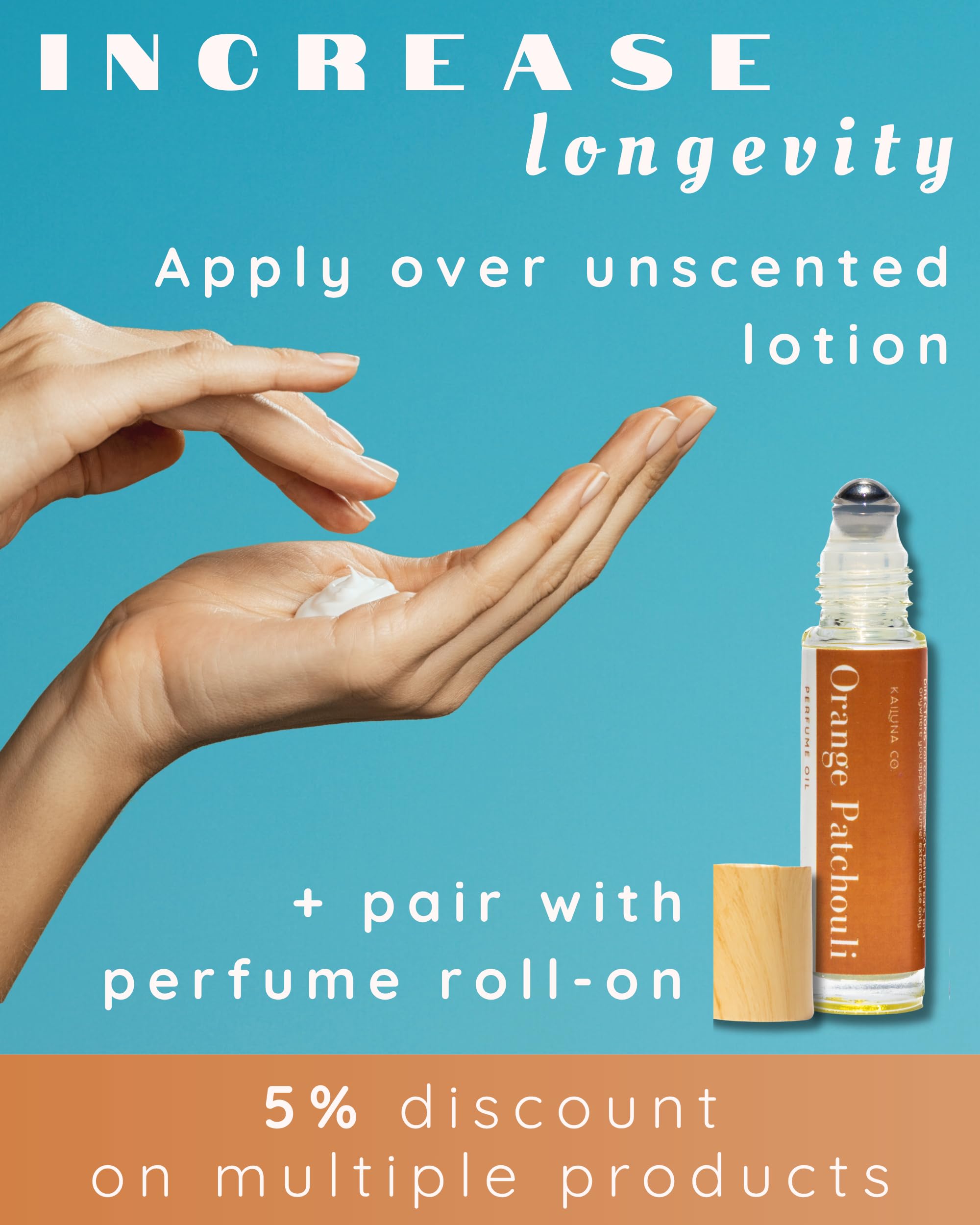 Kailuna Co. Orange Patchouli Natural Hair & Body Mist Spray – Alcohol-Free, Handmade in California, 0.5 Fl Oz